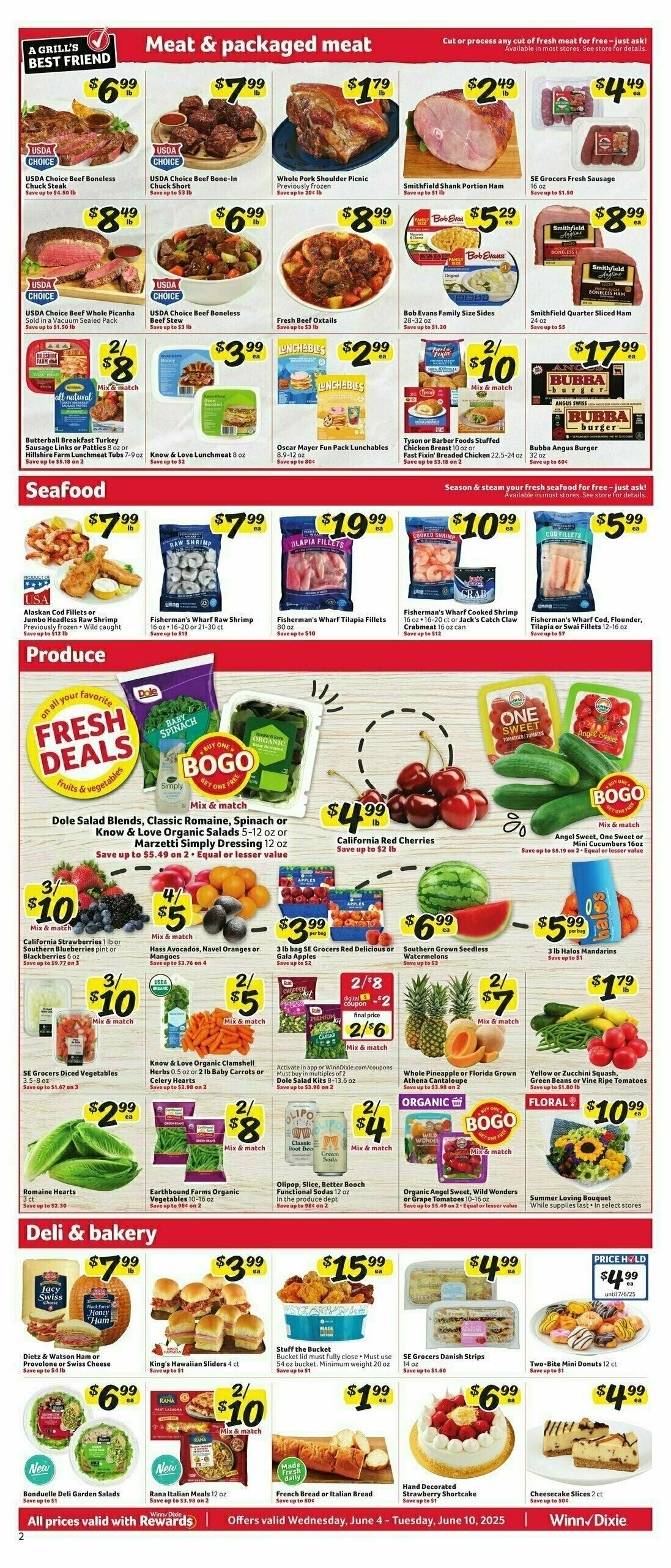 Winn-Dixie Weekly Ad from June 4