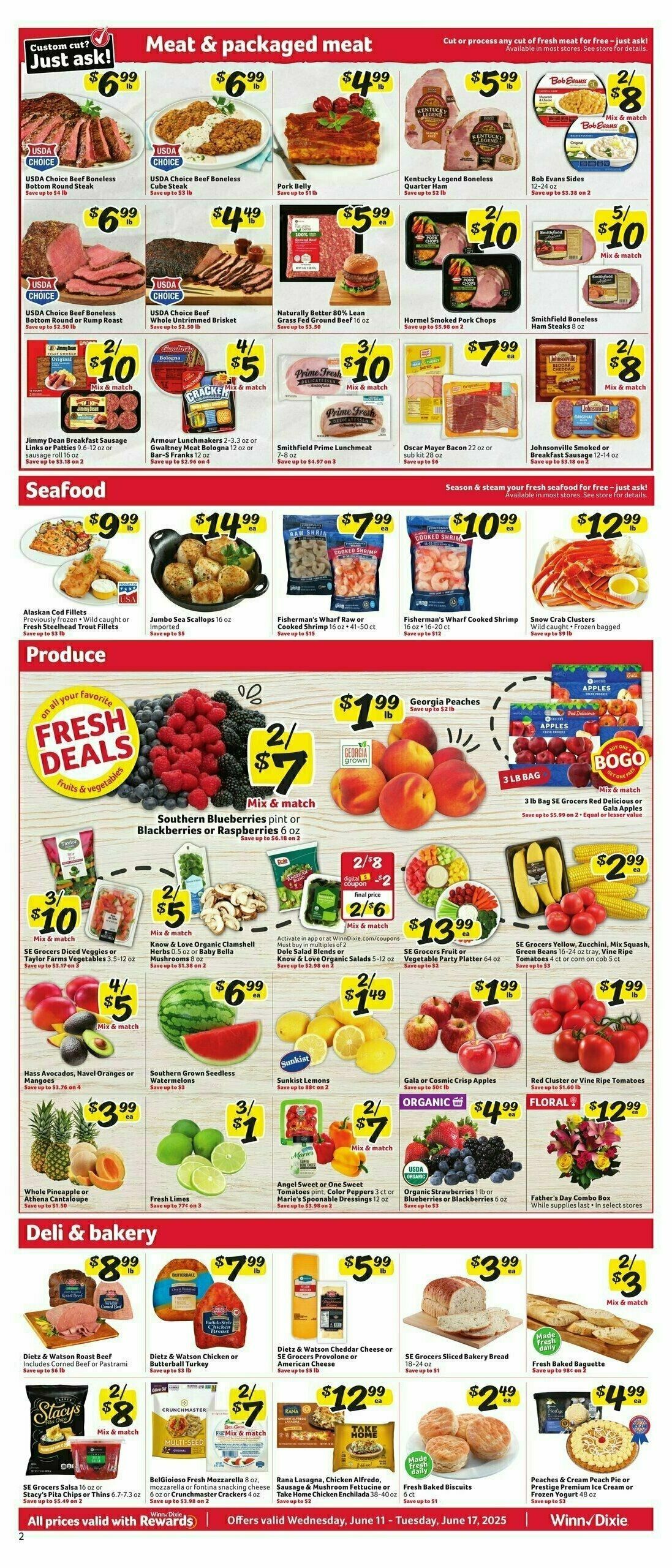 Winn-Dixie Weekly Ad from June 11