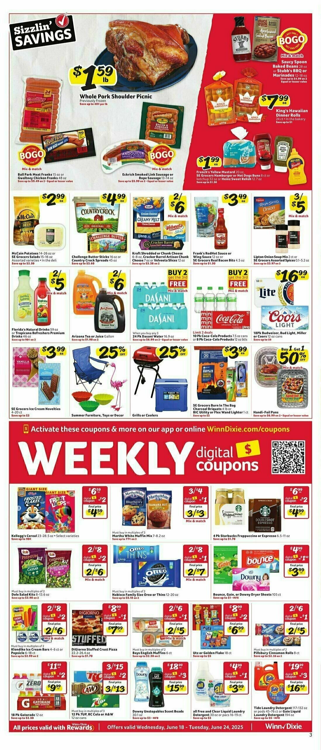 Winn-Dixie Weekly Ad from June 18