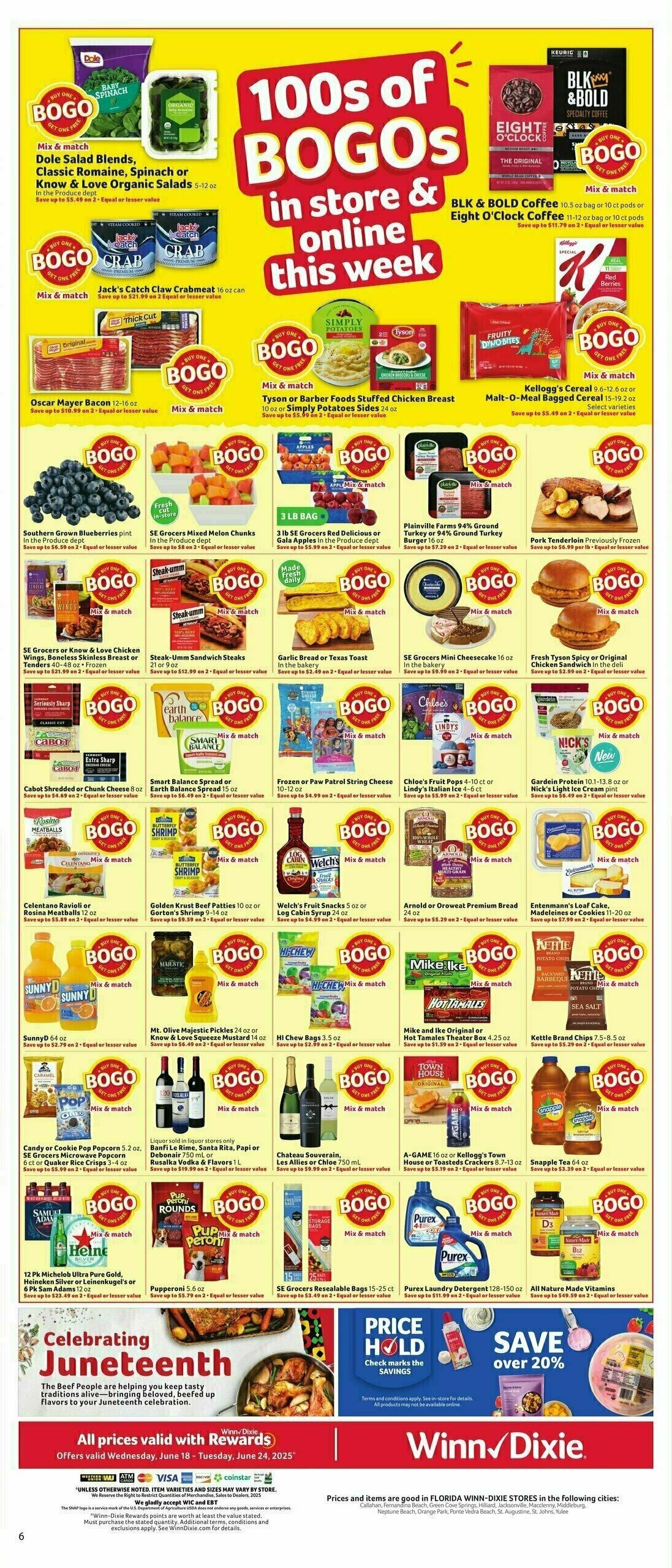 Winn-Dixie Weekly Ad from June 18