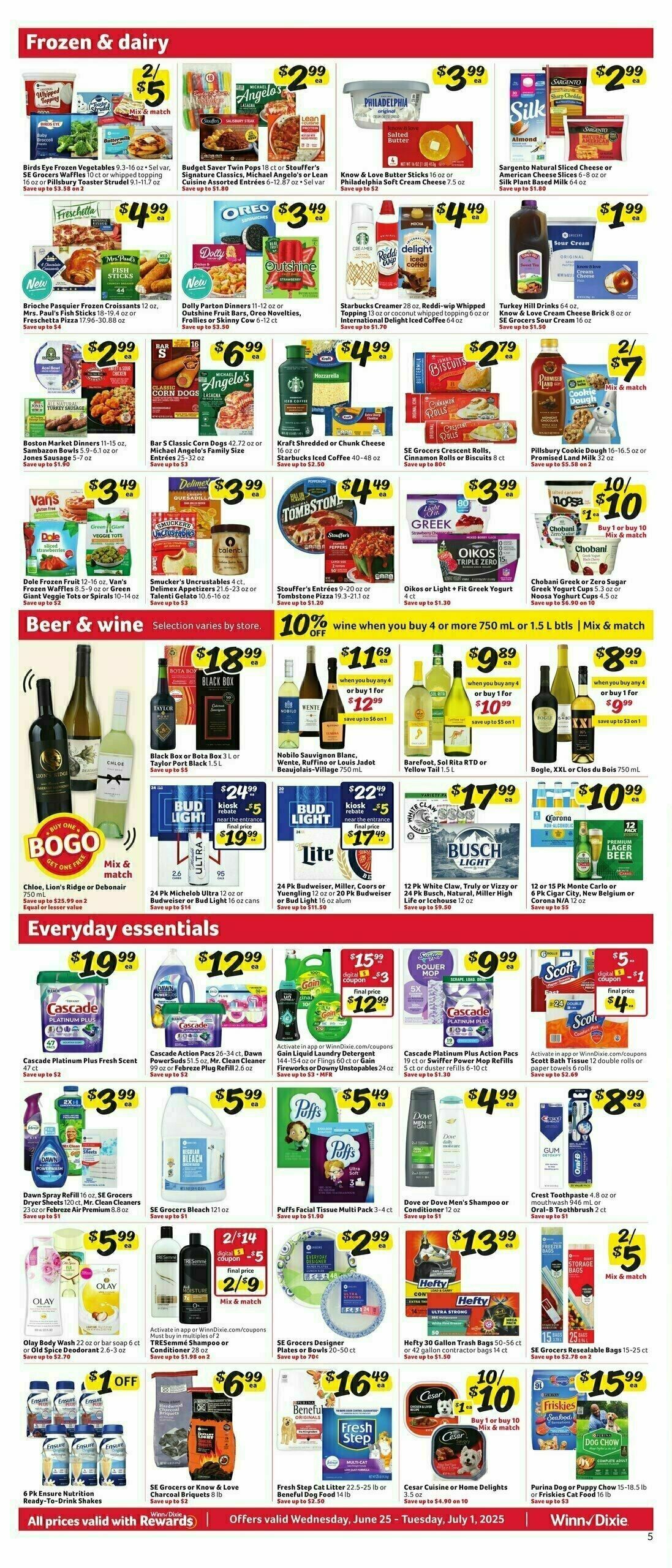 Winn-Dixie Weekly Ad from June 25