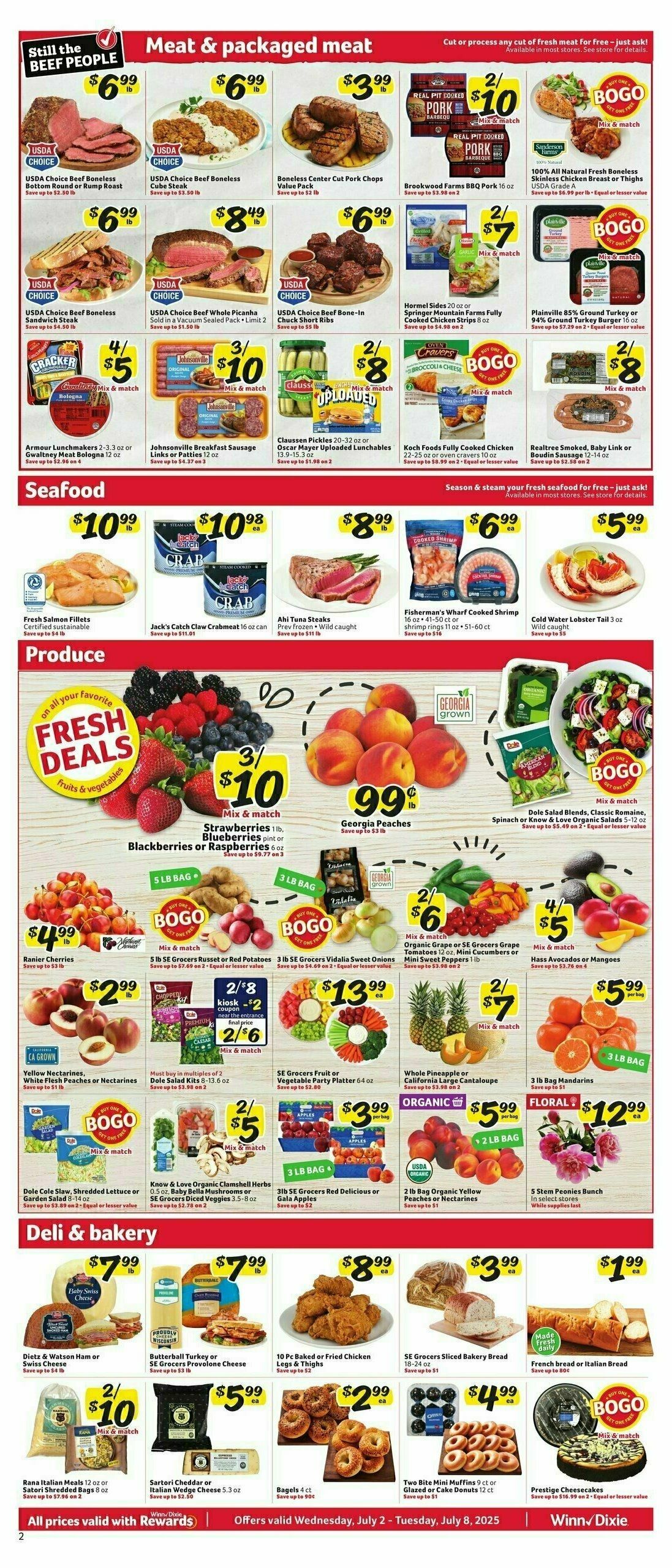 Winn-Dixie Weekly Ad from July 2