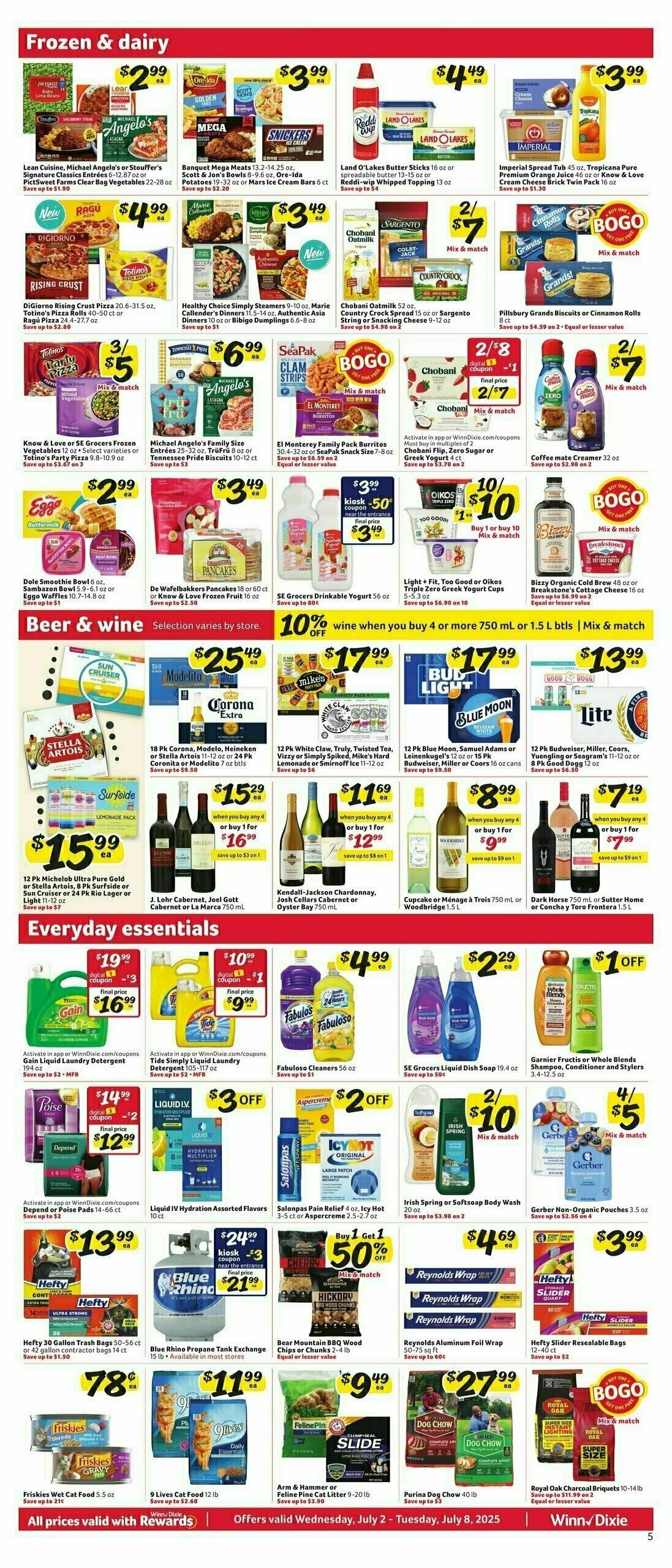 Winn-Dixie Weekly Ad from July 2