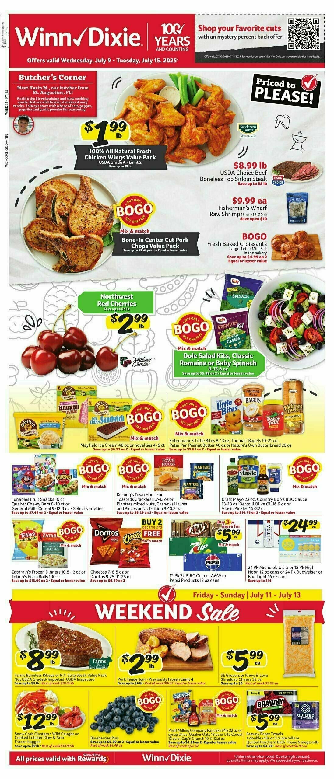 Winn-Dixie Weekly Ad from July 9