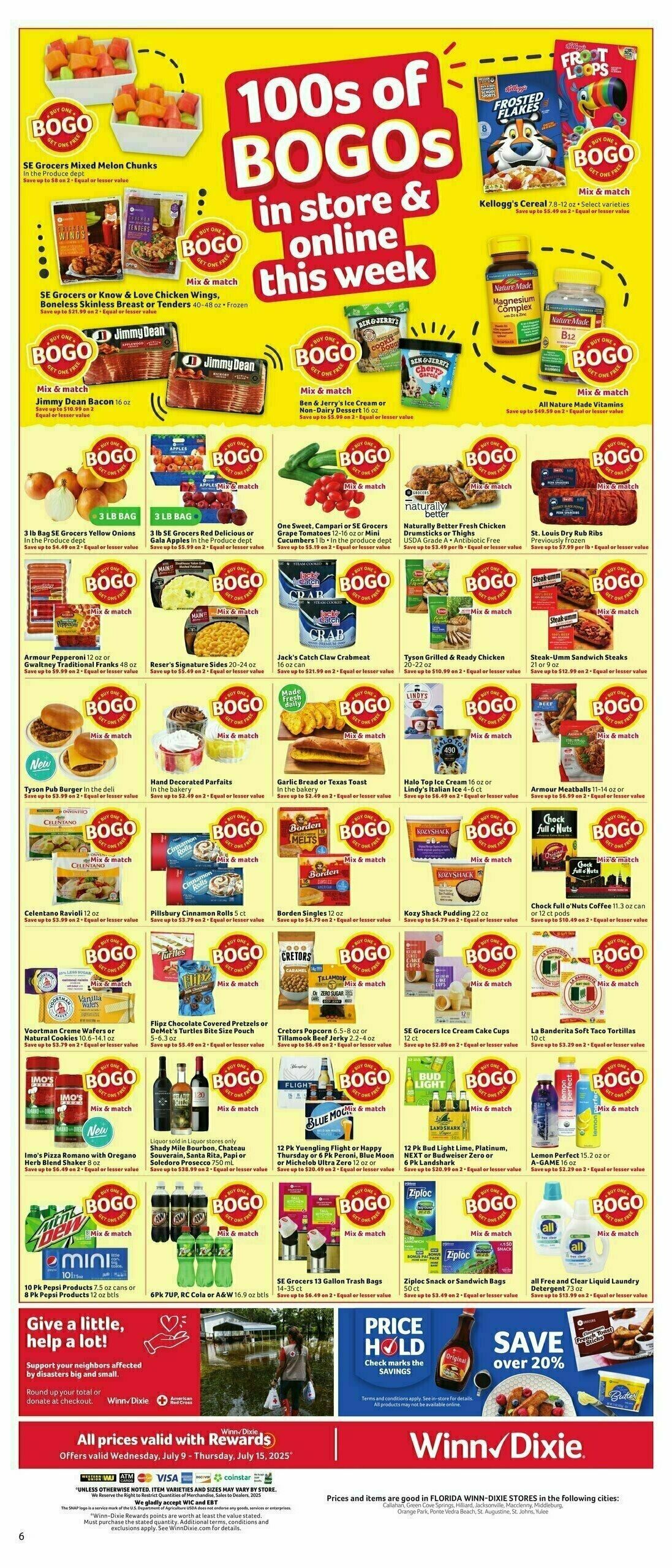 Winn-Dixie Weekly Ad from July 9