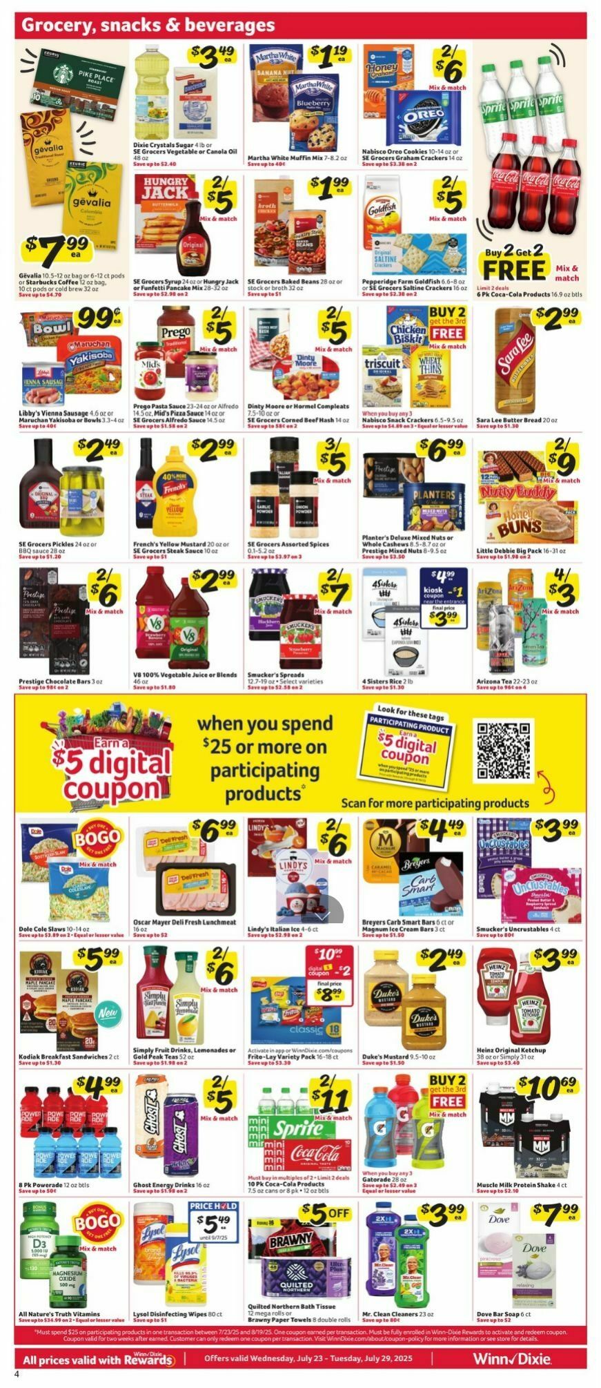 Winn-Dixie Weekly Ad from July 23