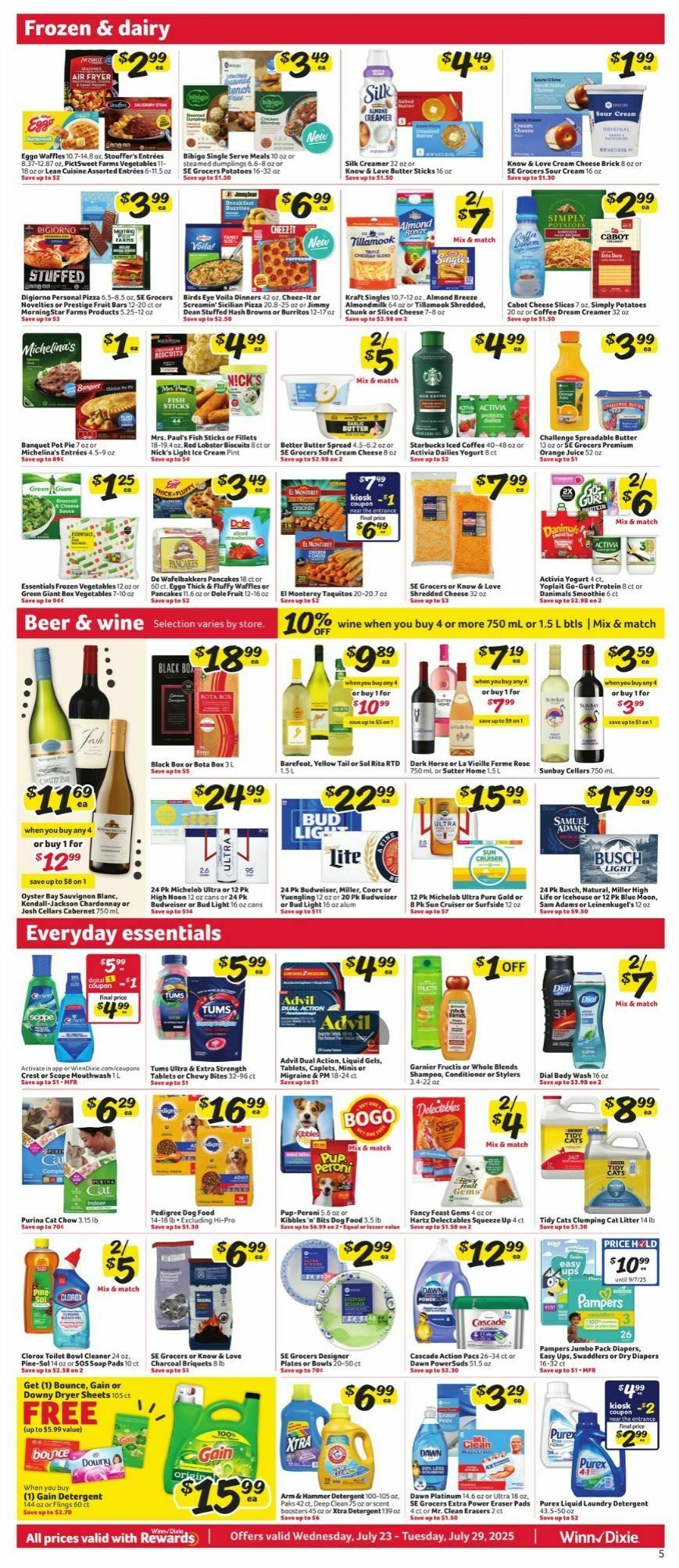 Winn-Dixie Weekly Ad from July 23