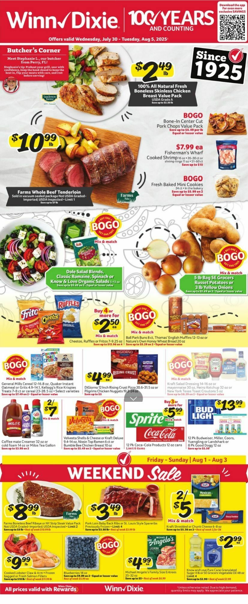 Winn-Dixie Weekly Ad from July 30