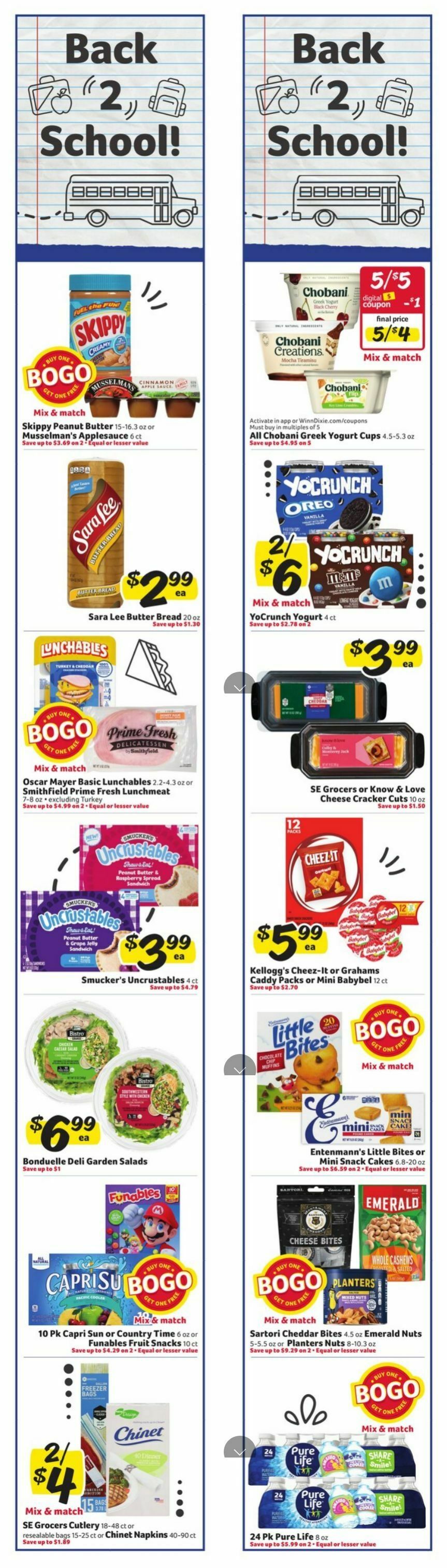 Winn-Dixie Weekly Ad from July 30