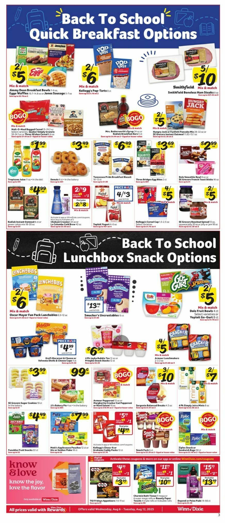 Winn-Dixie Weekly Ad from August 6