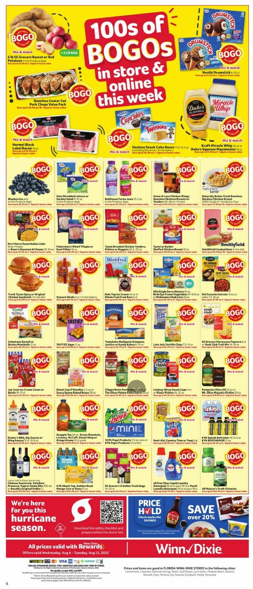 Winn-Dixie Weekly Ad from August 6