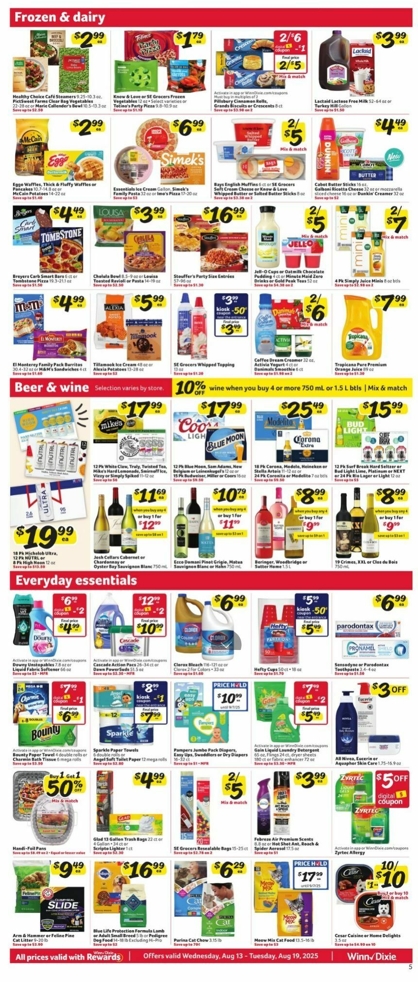 Winn-Dixie Weekly Ad from August 13