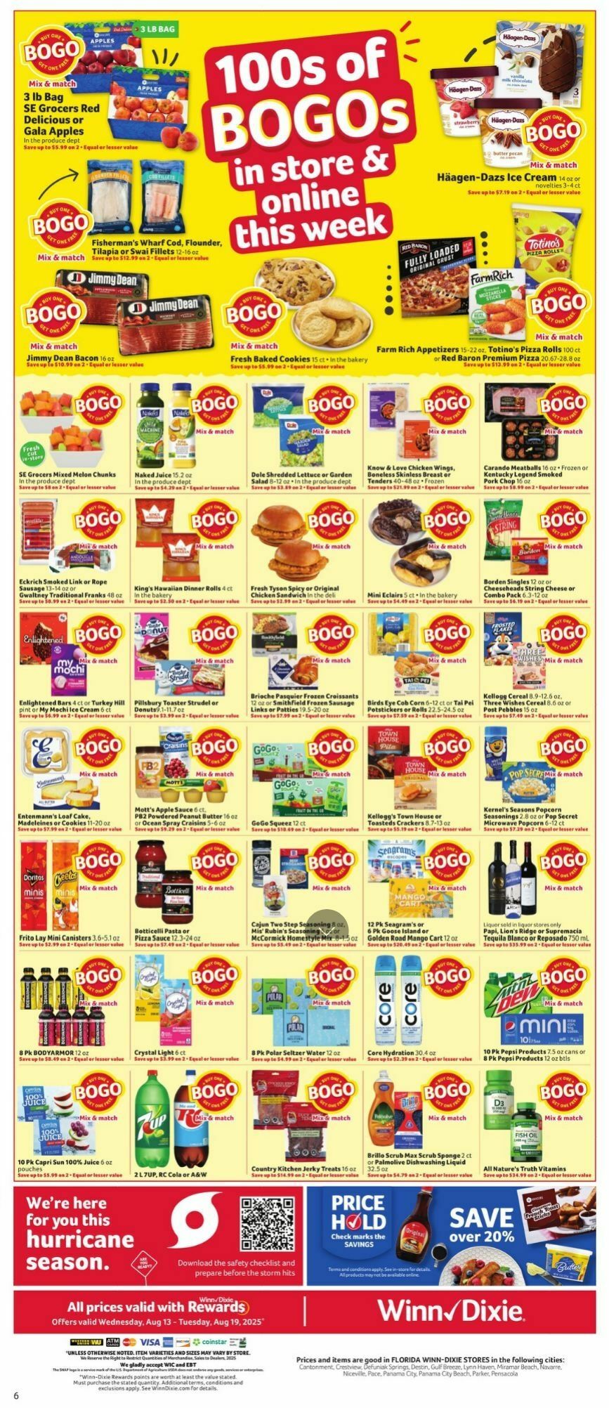 Winn-Dixie Weekly Ad from August 13