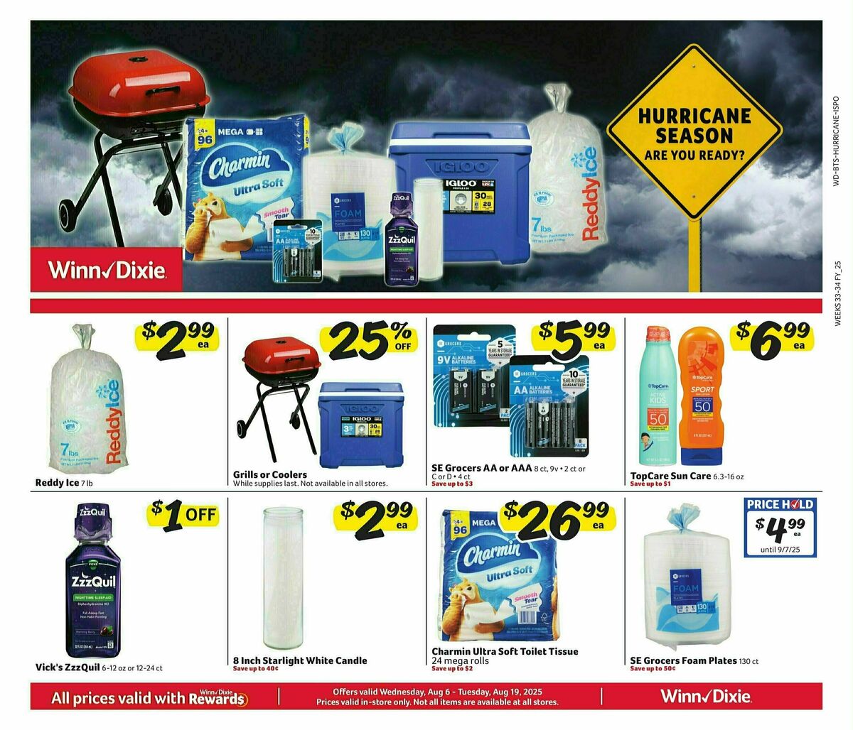 Winn-Dixie Weekly Ad from August 6