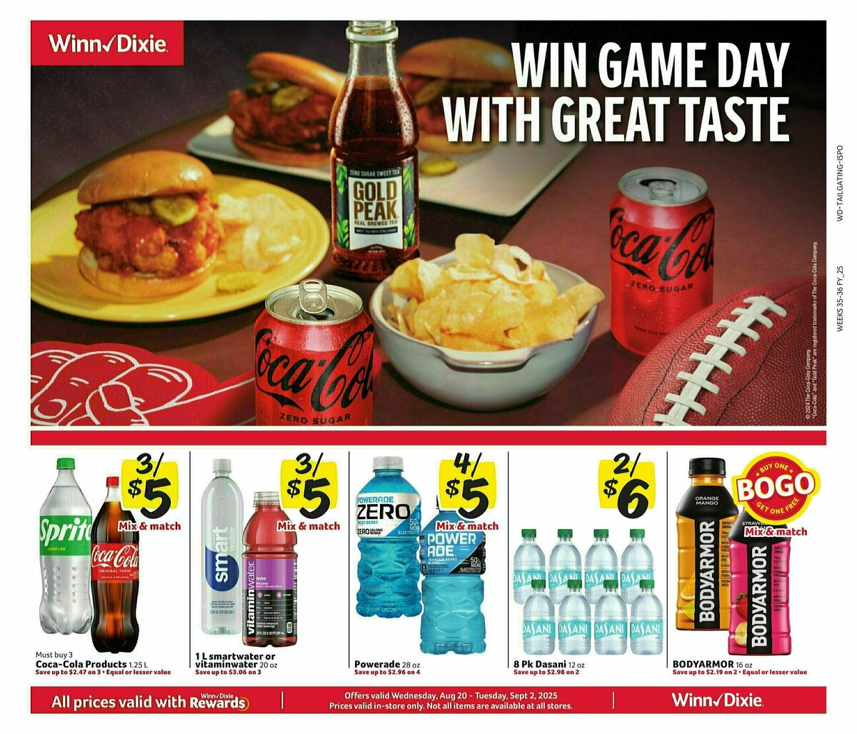 Winn-Dixie Weekly Ad from August 20