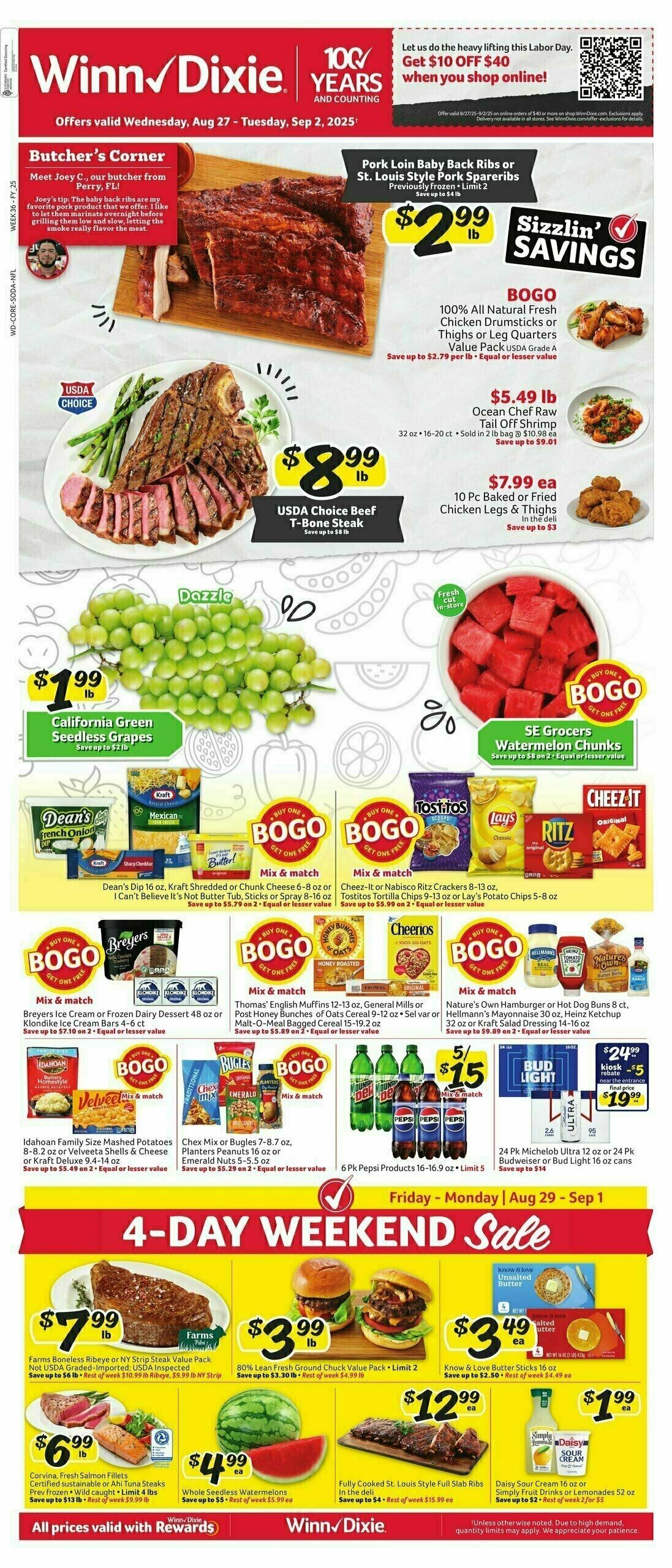 Winn-Dixie Weekly Ad from August 27