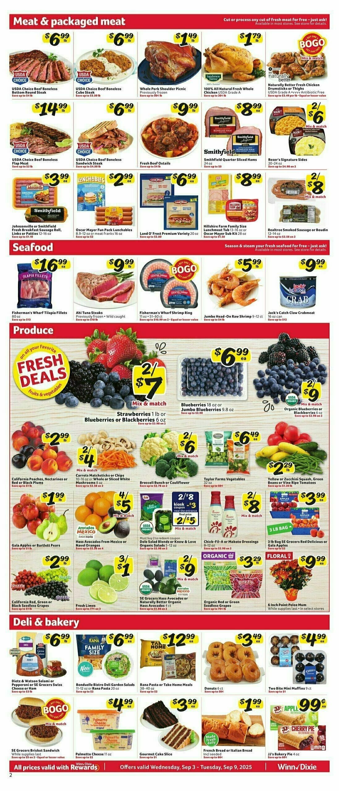 Winn-Dixie Weekly Ad from September 3