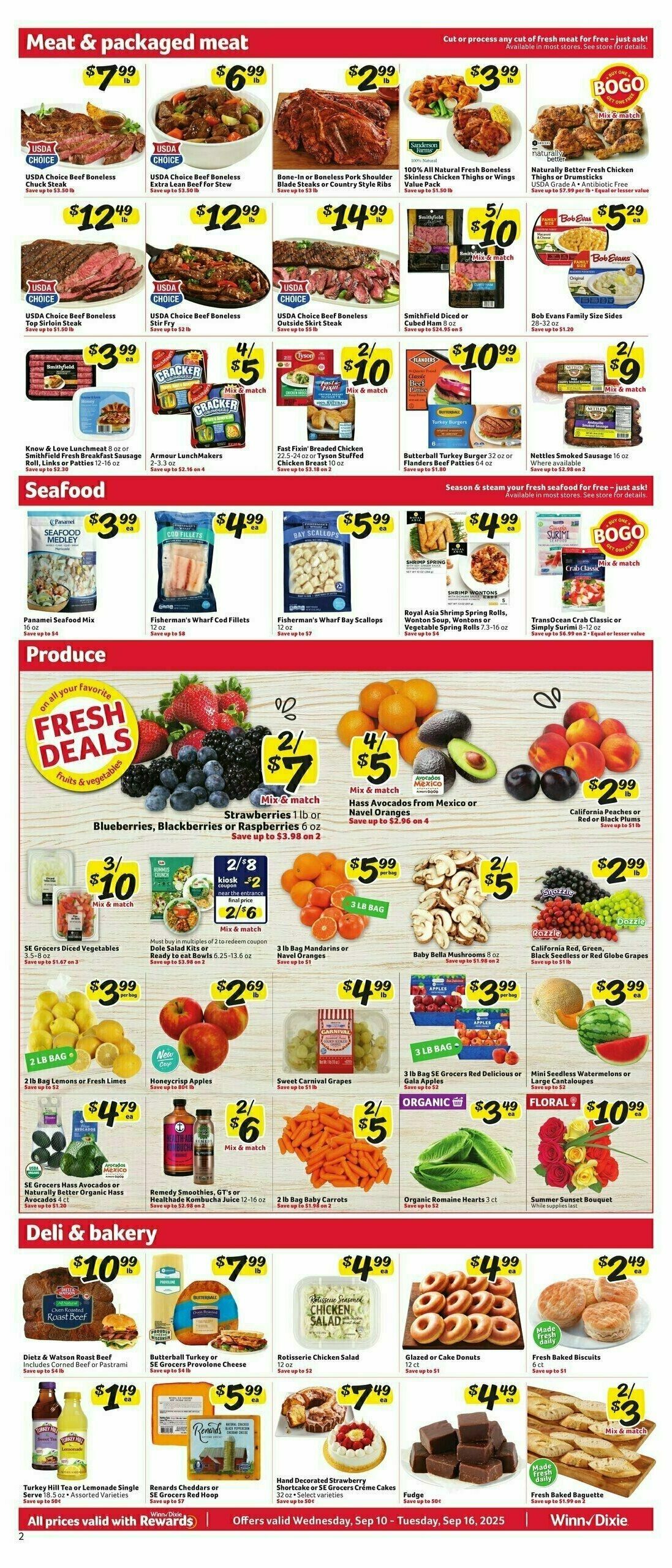 Winn-Dixie Weekly Ad from September 10