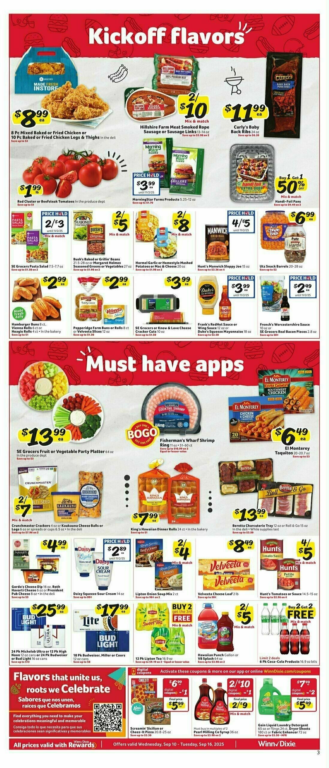 Winn-Dixie Weekly Ad from September 10