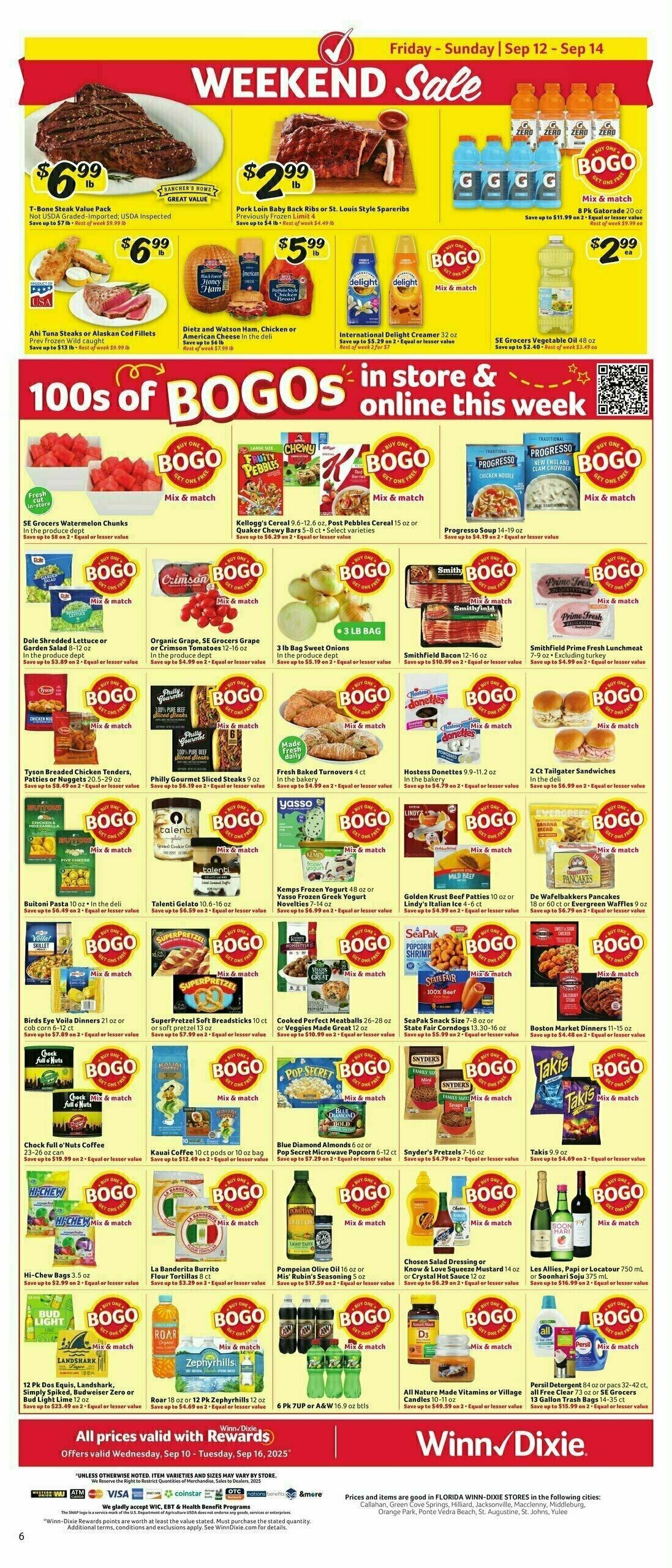 Winn-Dixie Weekly Ad from September 10