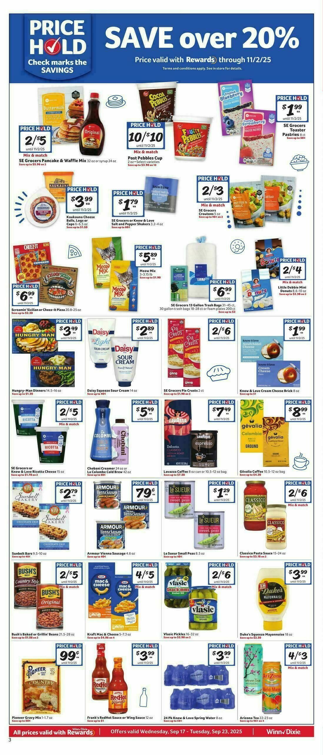Winn-Dixie Weekly Ad from September 17