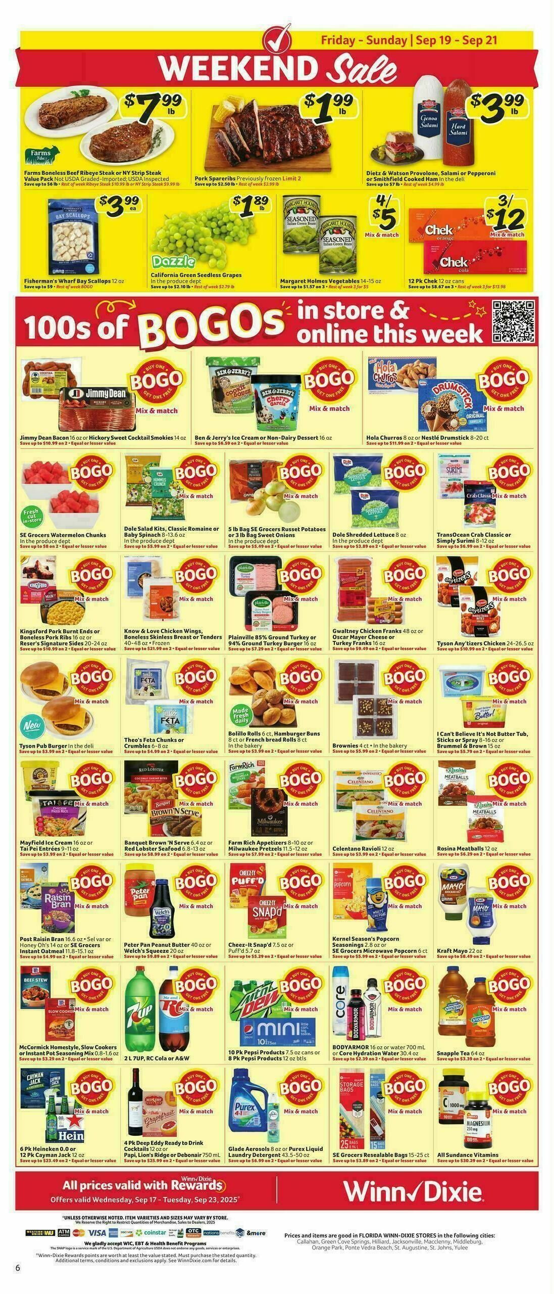 Winn-Dixie Weekly Ad from September 17