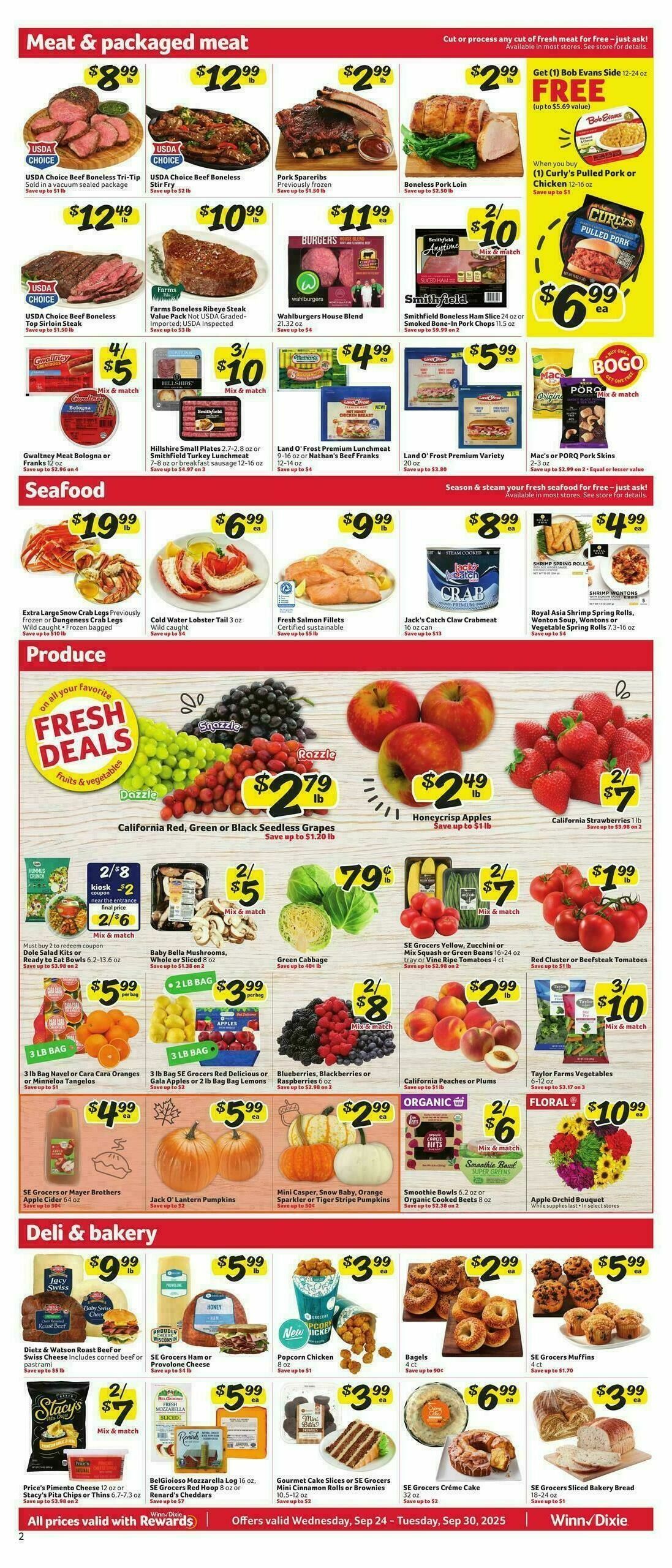 Winn-Dixie Weekly Ad from September 24
