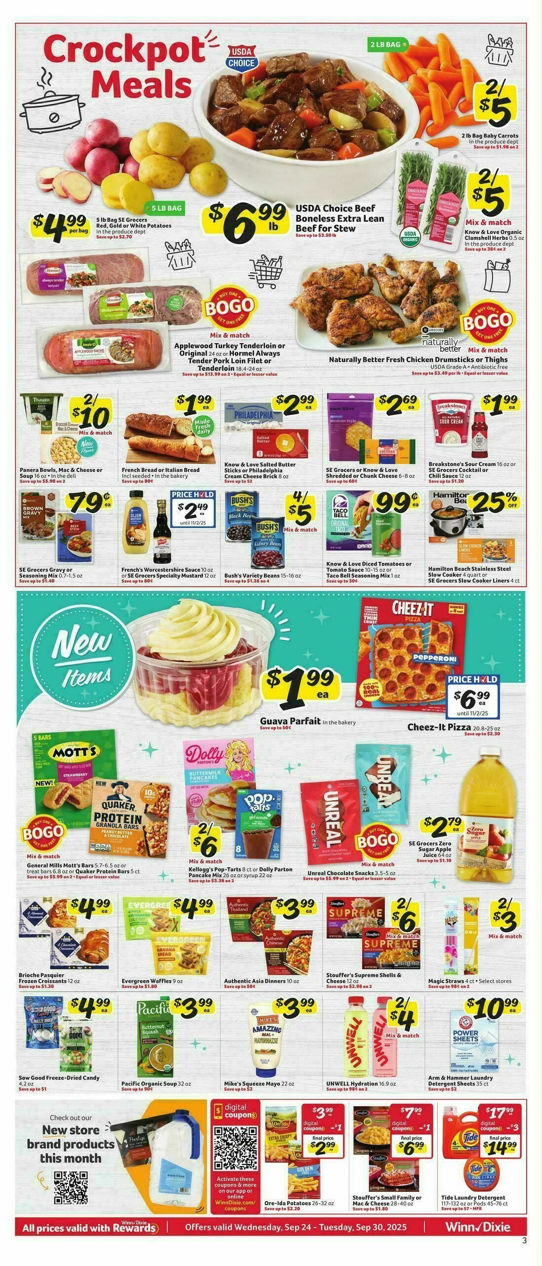 Winn-Dixie Weekly Ad from September 24