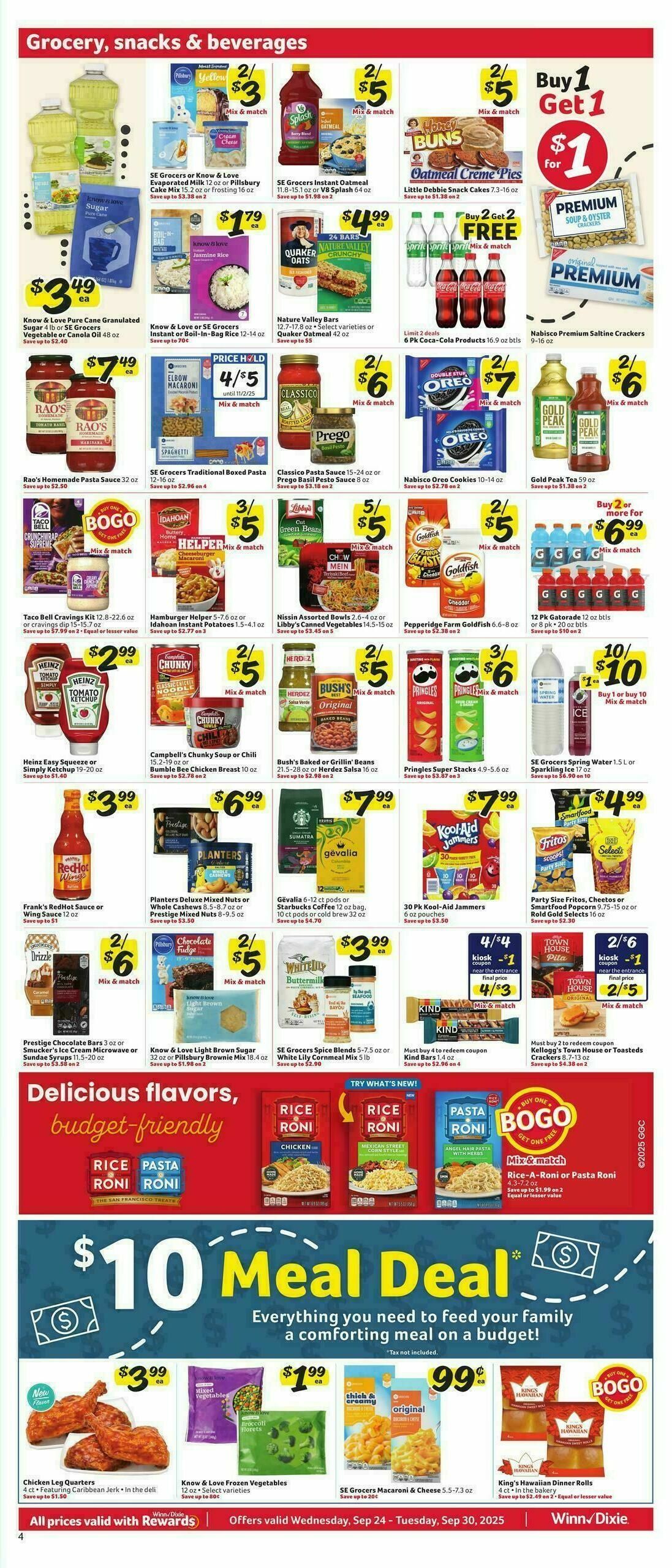 Winn-Dixie Weekly Ad from September 24