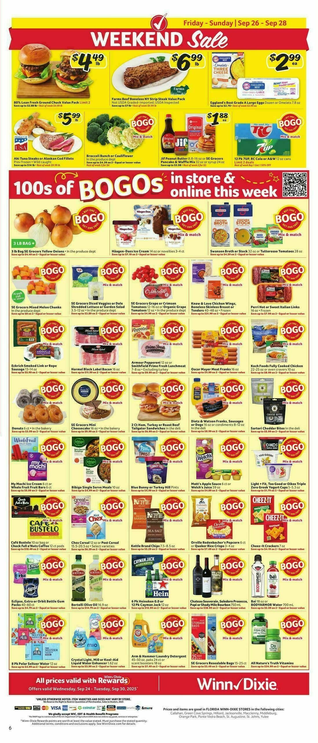 Winn-Dixie Weekly Ad from September 24