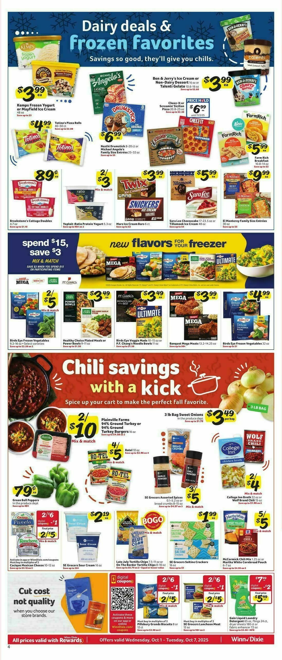 Winn-Dixie Weekly Ad from October 1