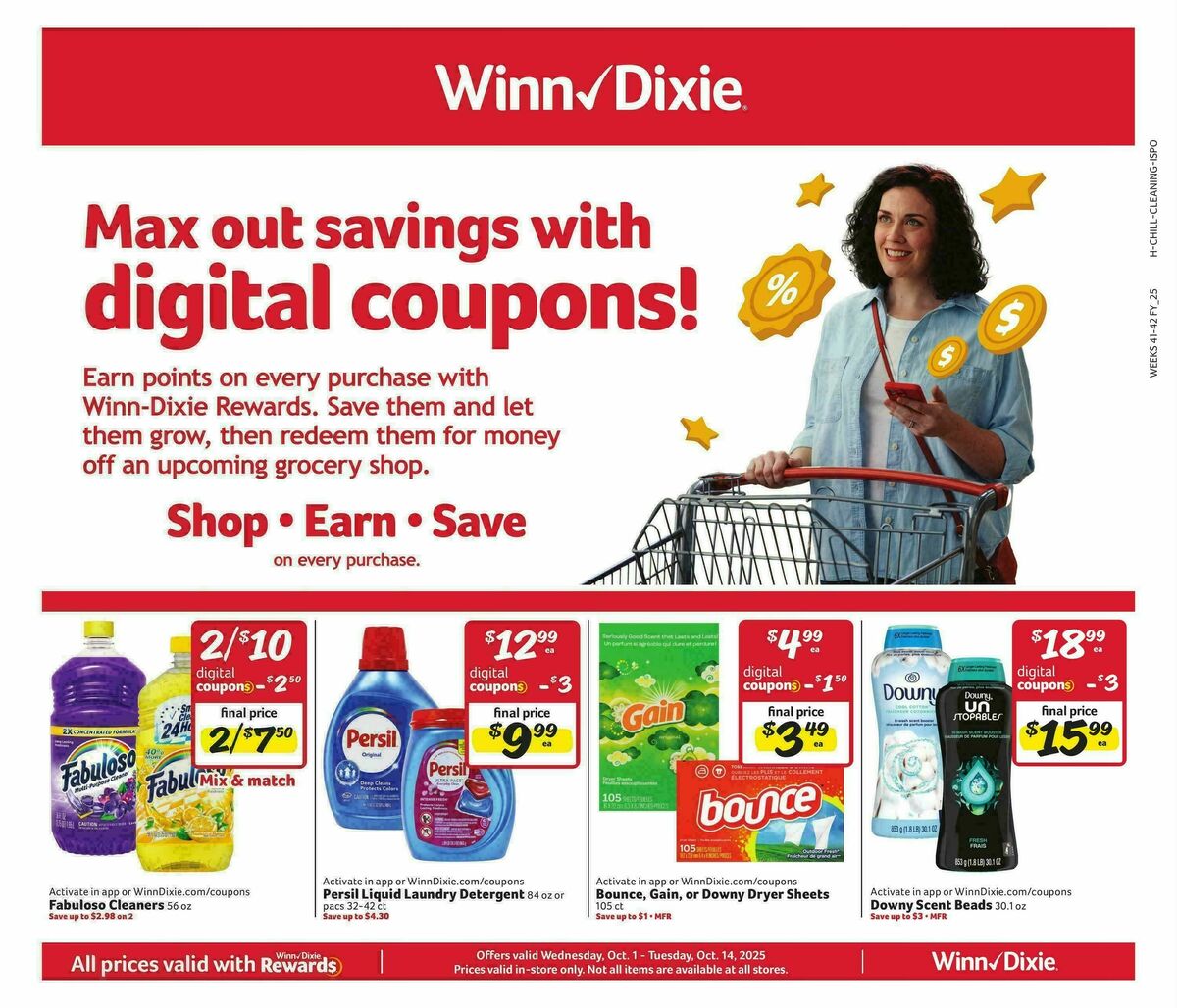 Winn-Dixie Weekly Ad from October 1