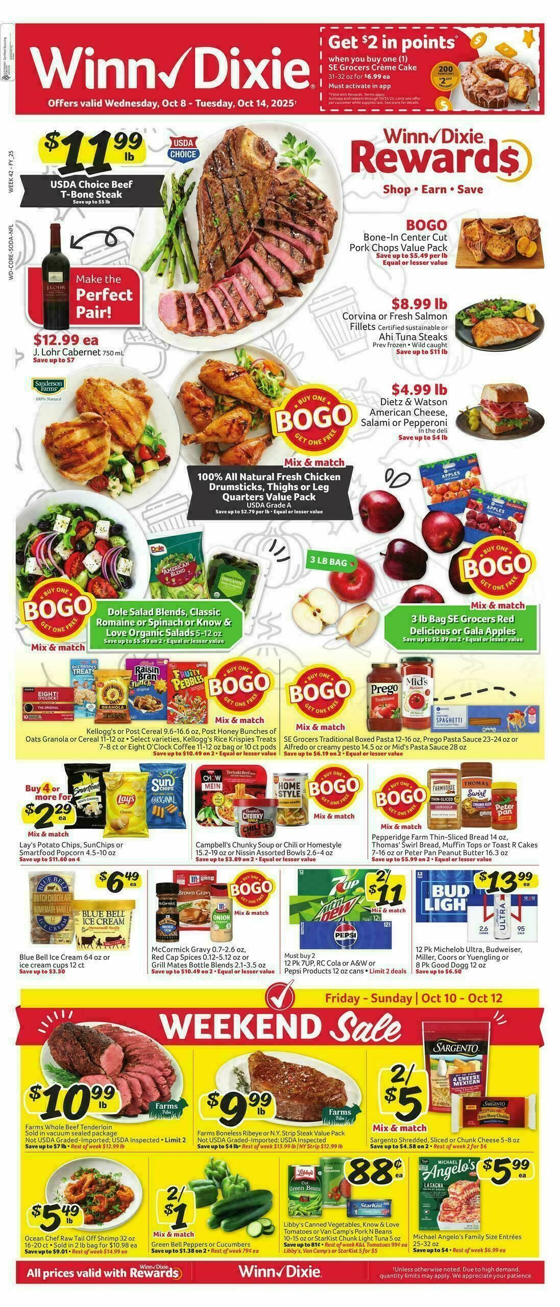 Winn-Dixie Weekly Ad from October 8
