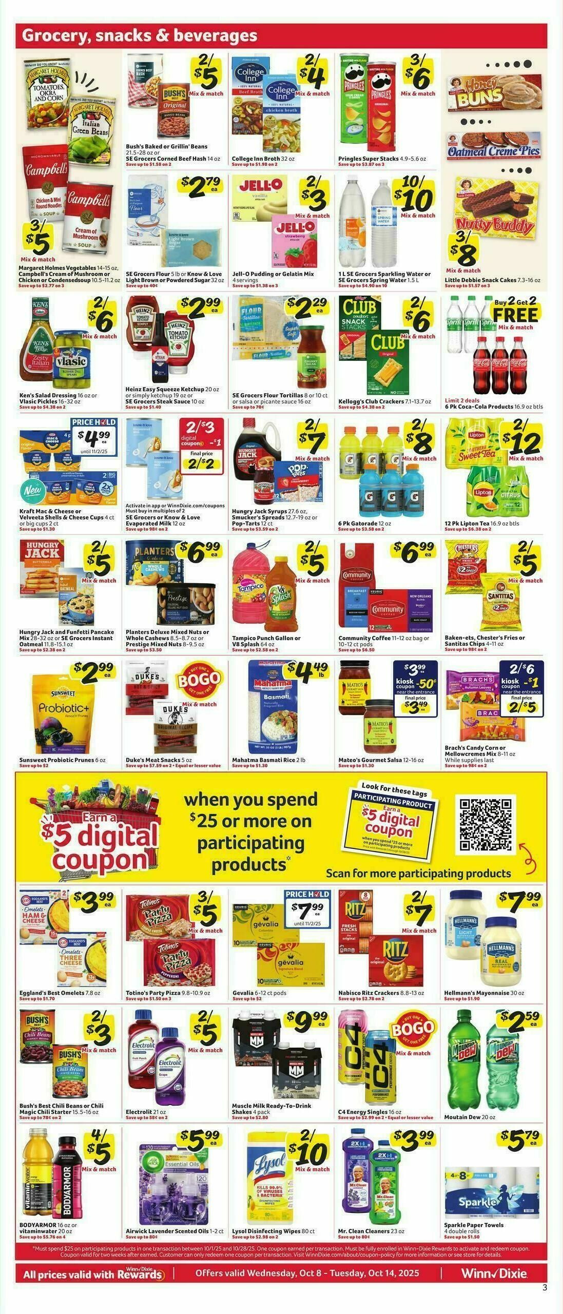 Winn-Dixie Weekly Ad from October 8