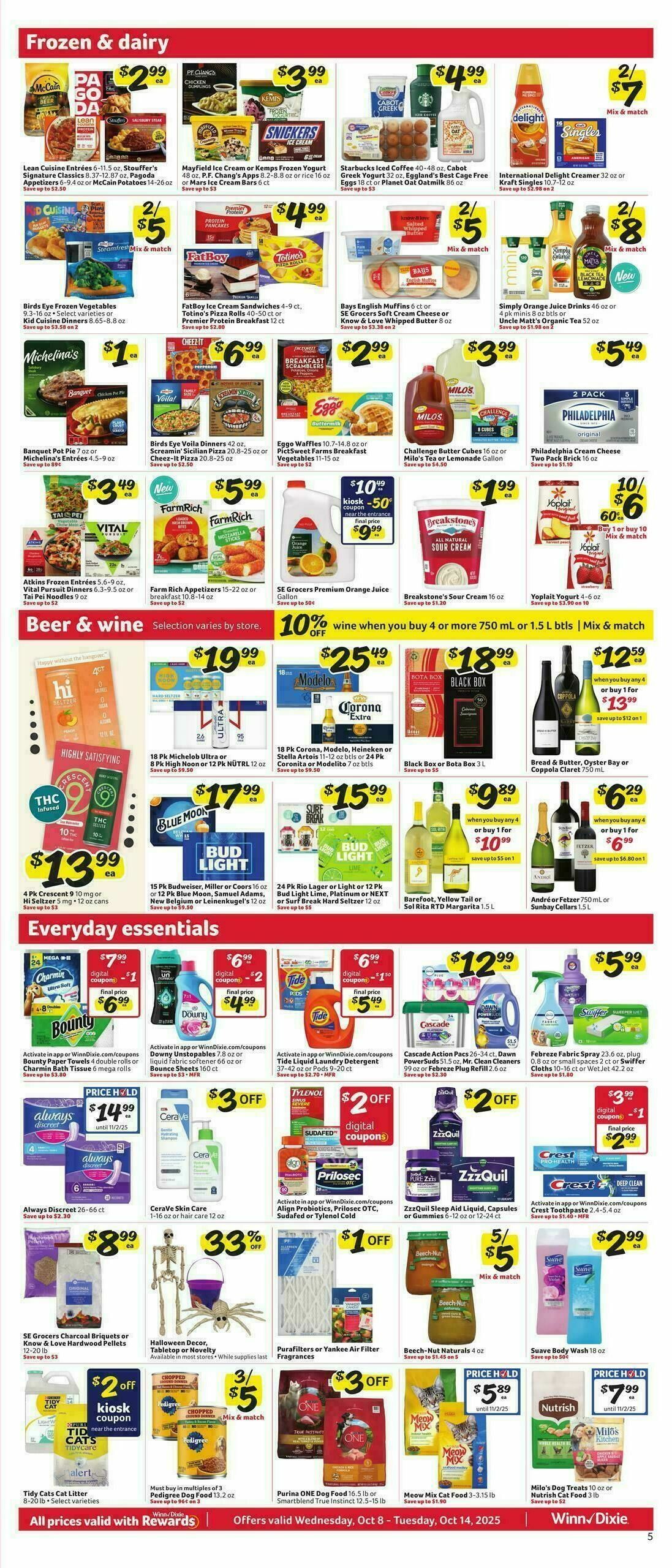 Winn-Dixie Weekly Ad from October 8