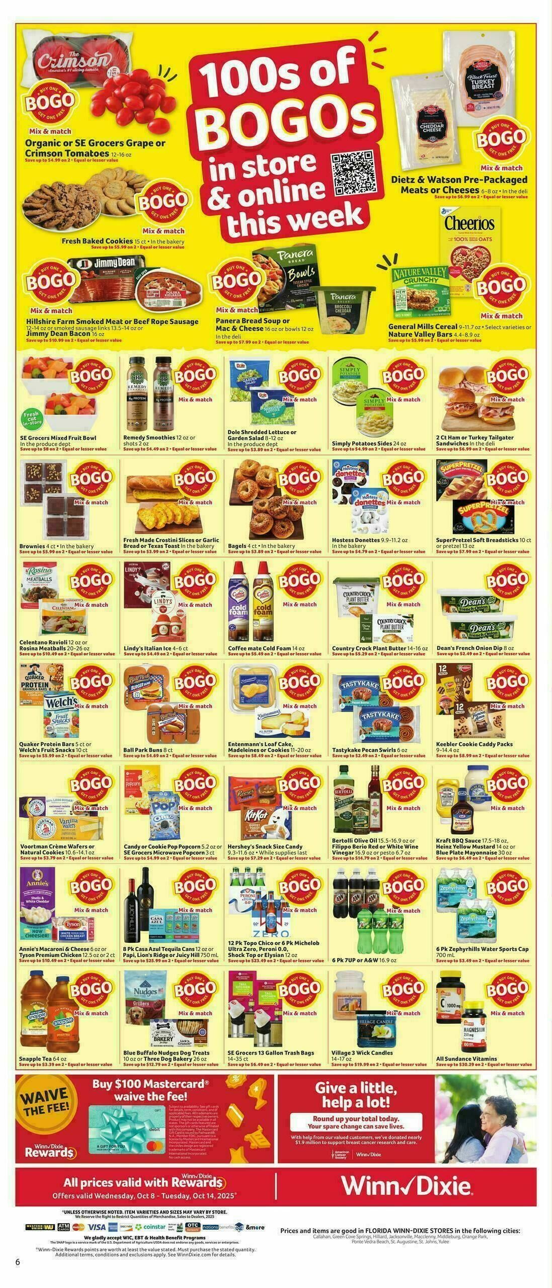 Winn-Dixie Weekly Ad from October 8