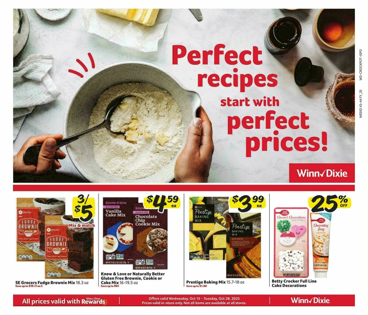 Winn-Dixie Weekly Ad from October 15