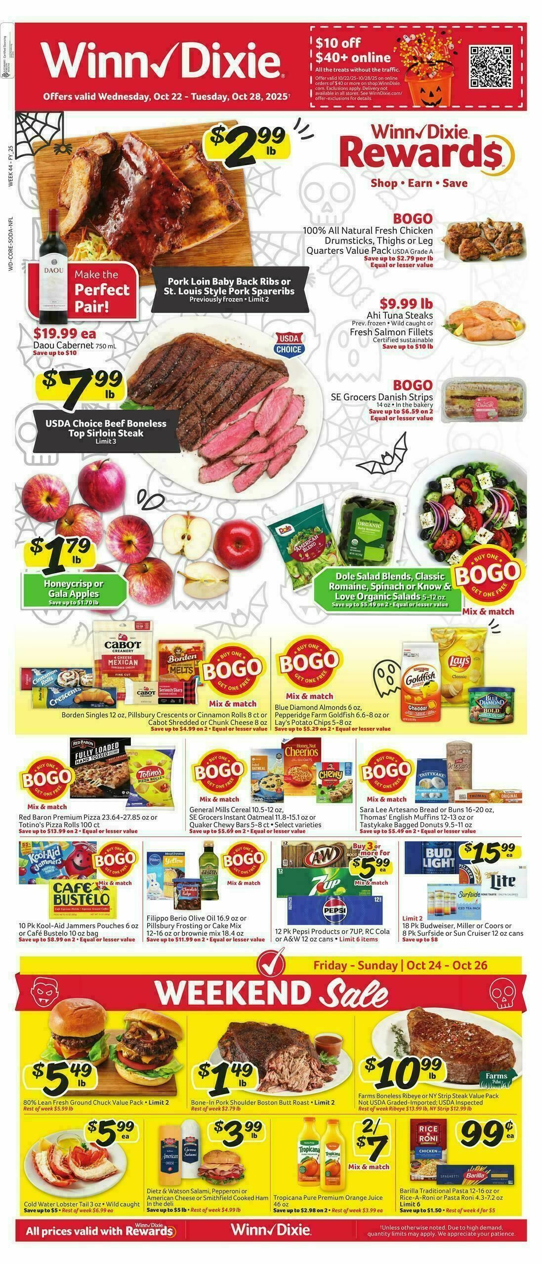Winn-Dixie Weekly Ad from October 22