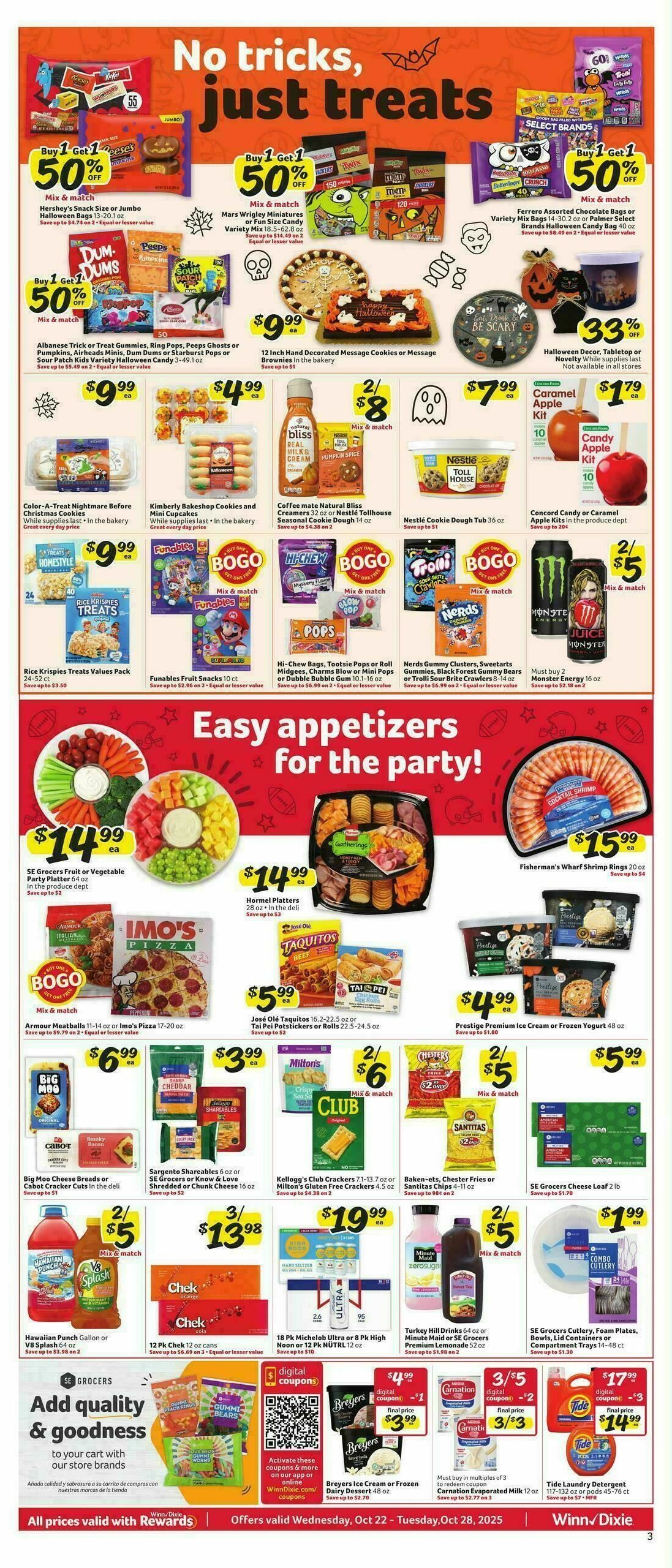 Winn-Dixie Weekly Ad from October 22