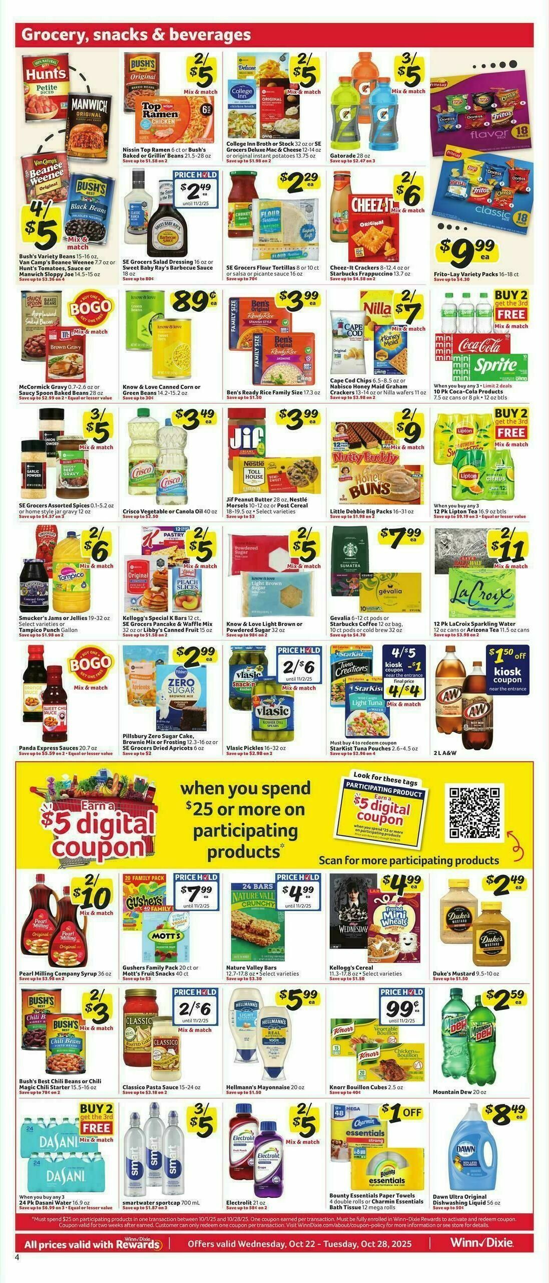 Winn-Dixie Weekly Ad from October 22