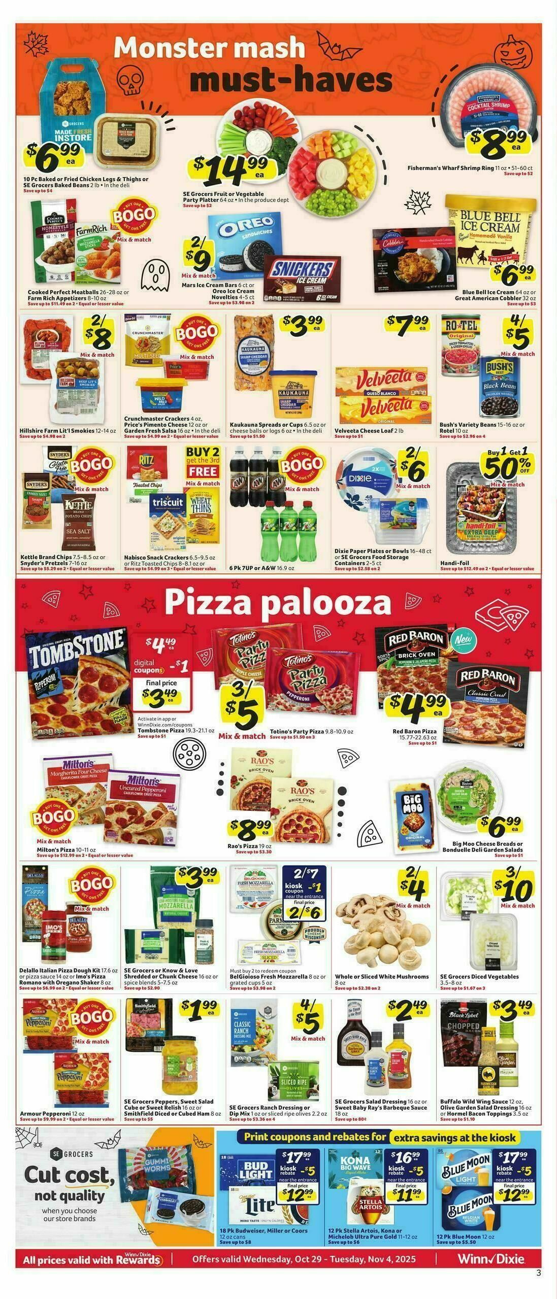 Winn-Dixie Weekly Ad from October 29