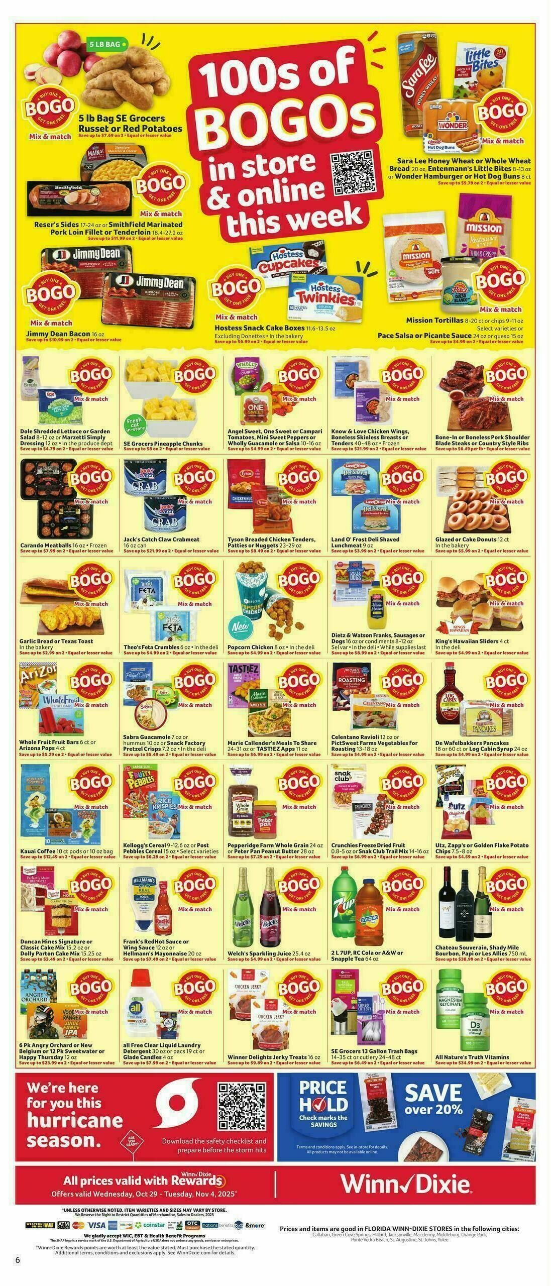 Winn-Dixie Weekly Ad from October 29