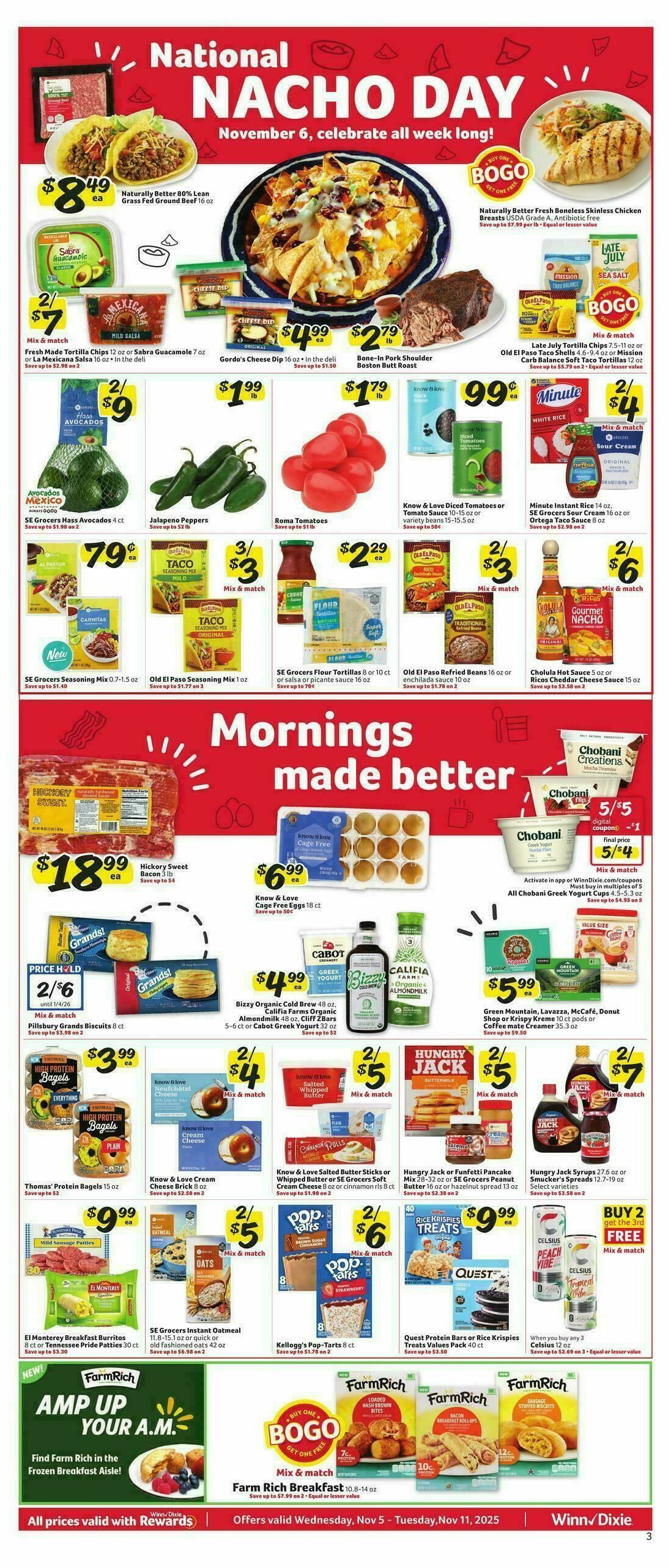 Winn-Dixie Weekly Ad from November 5