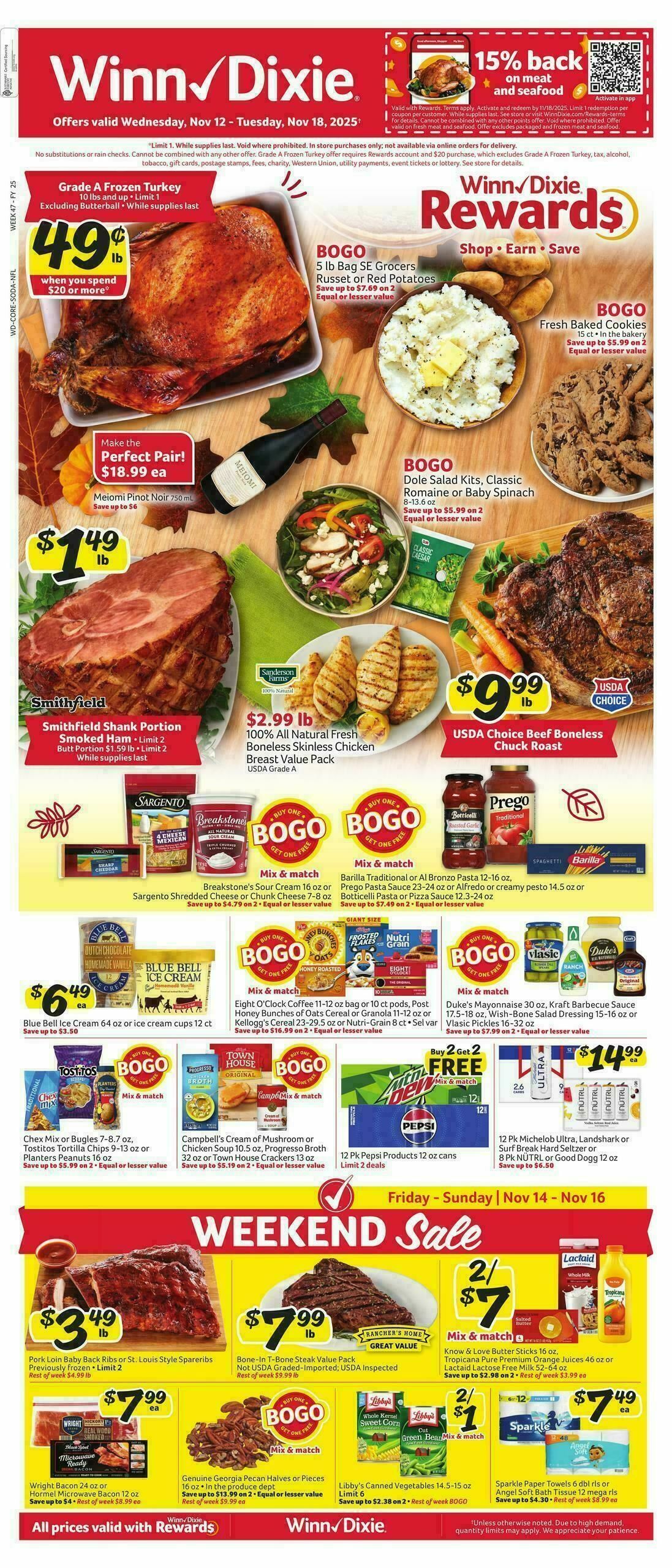 Winn-Dixie Weekly Ad from November 12