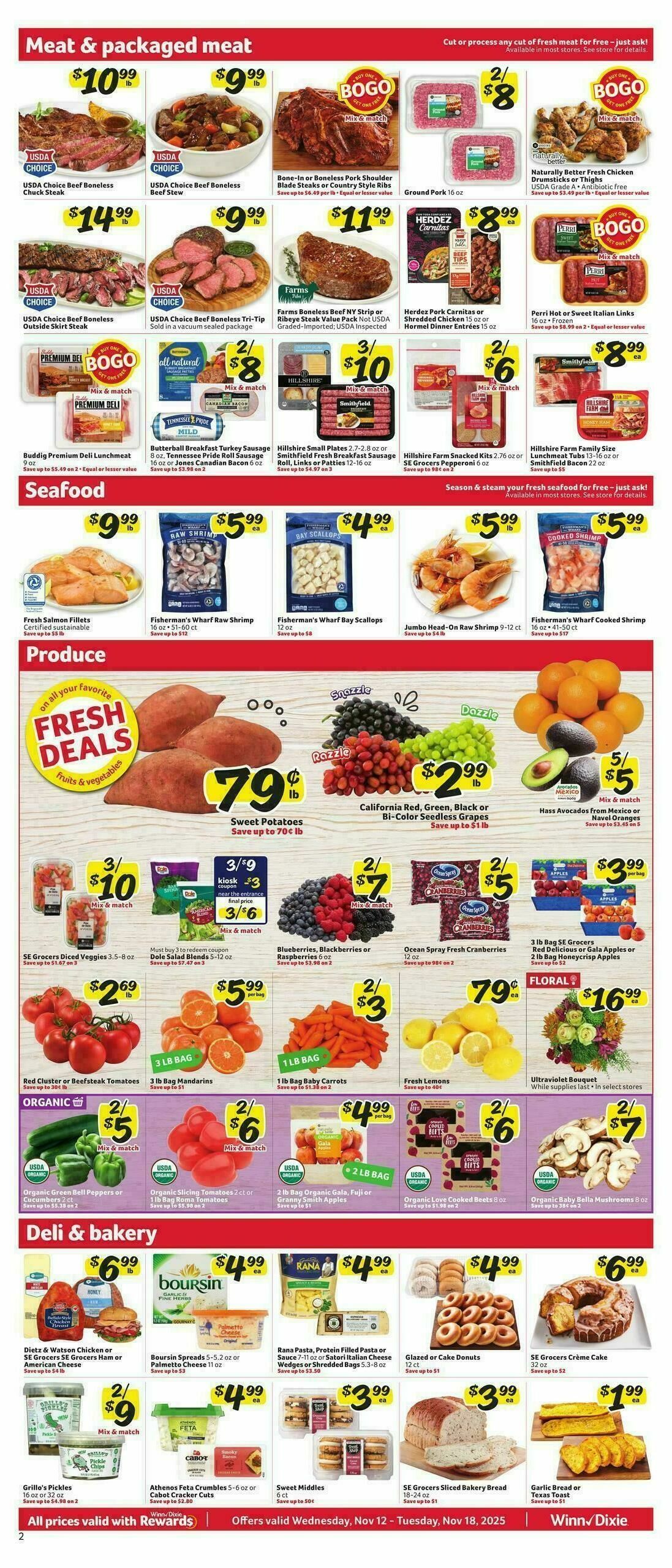 Winn-Dixie Weekly Ad from November 12