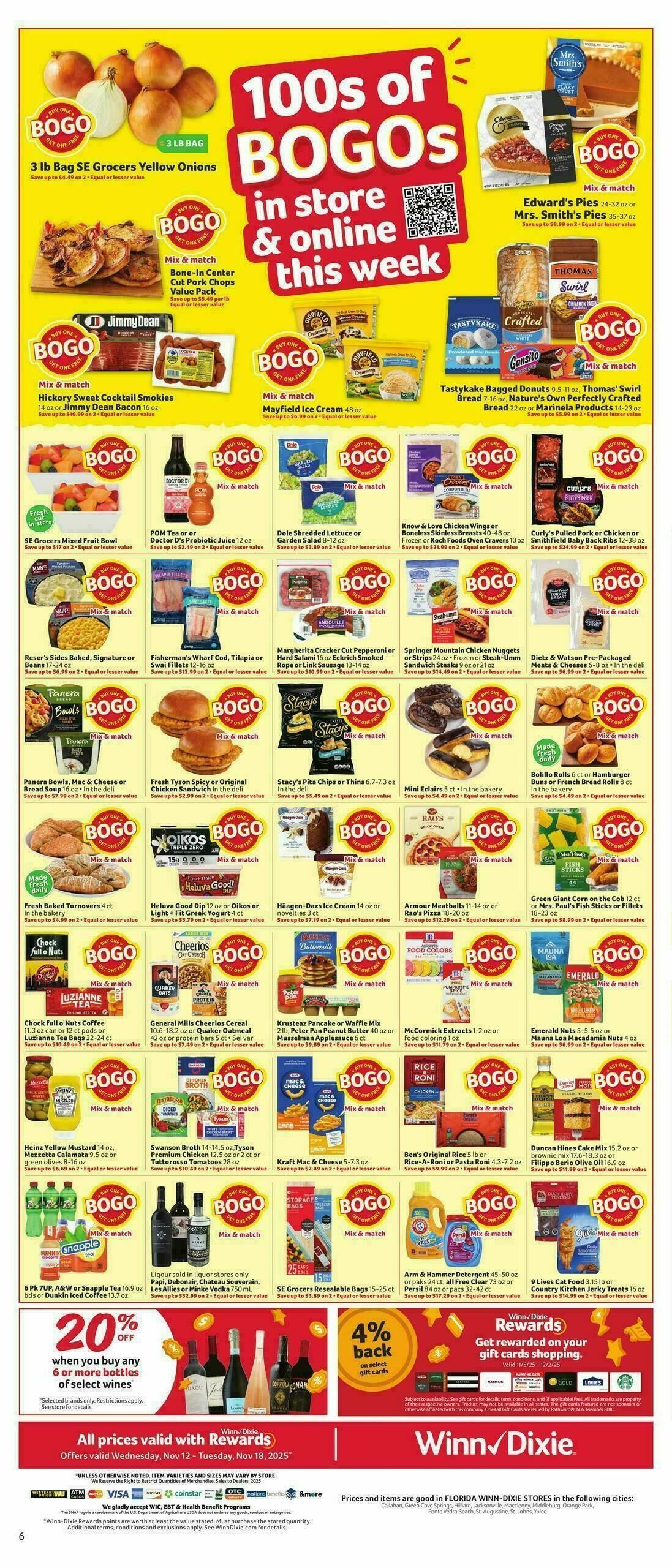 Winn-Dixie Weekly Ad from November 12