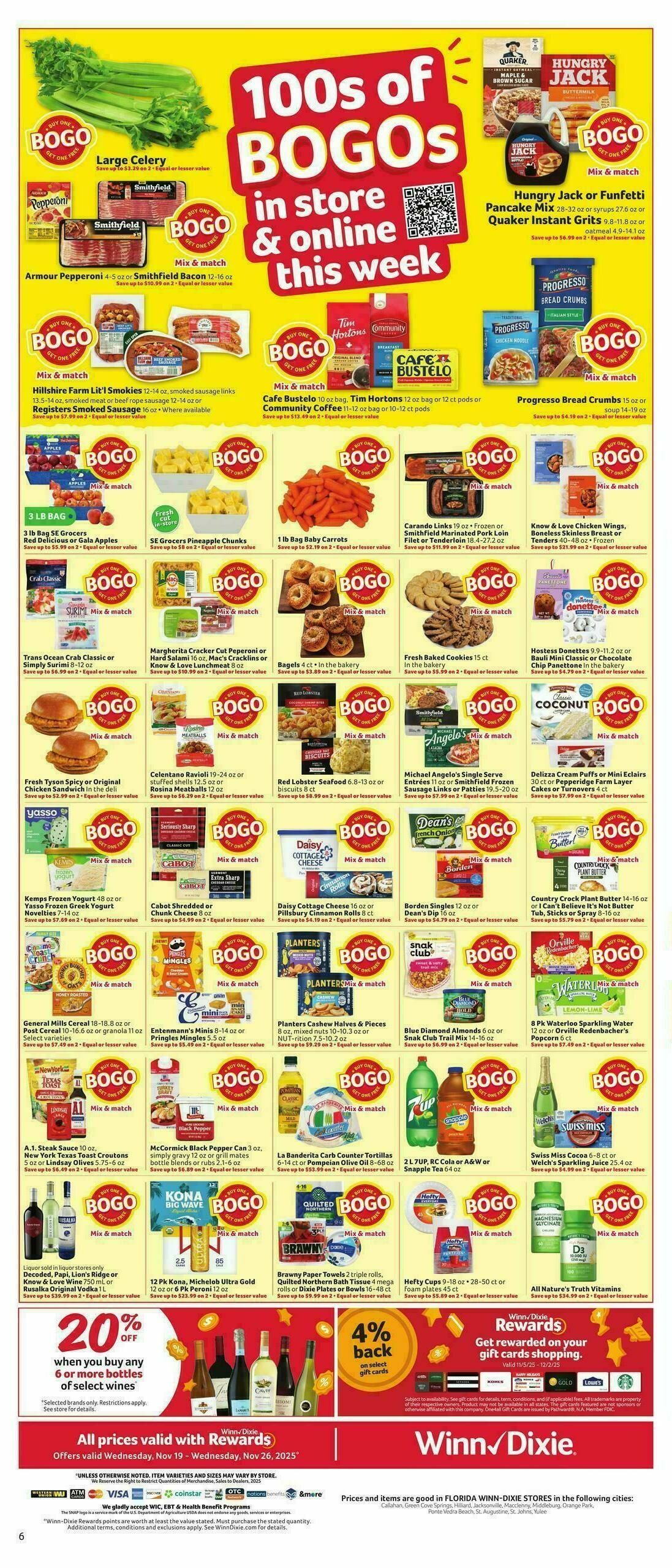 Winn-Dixie Weekly Ad from November 19
