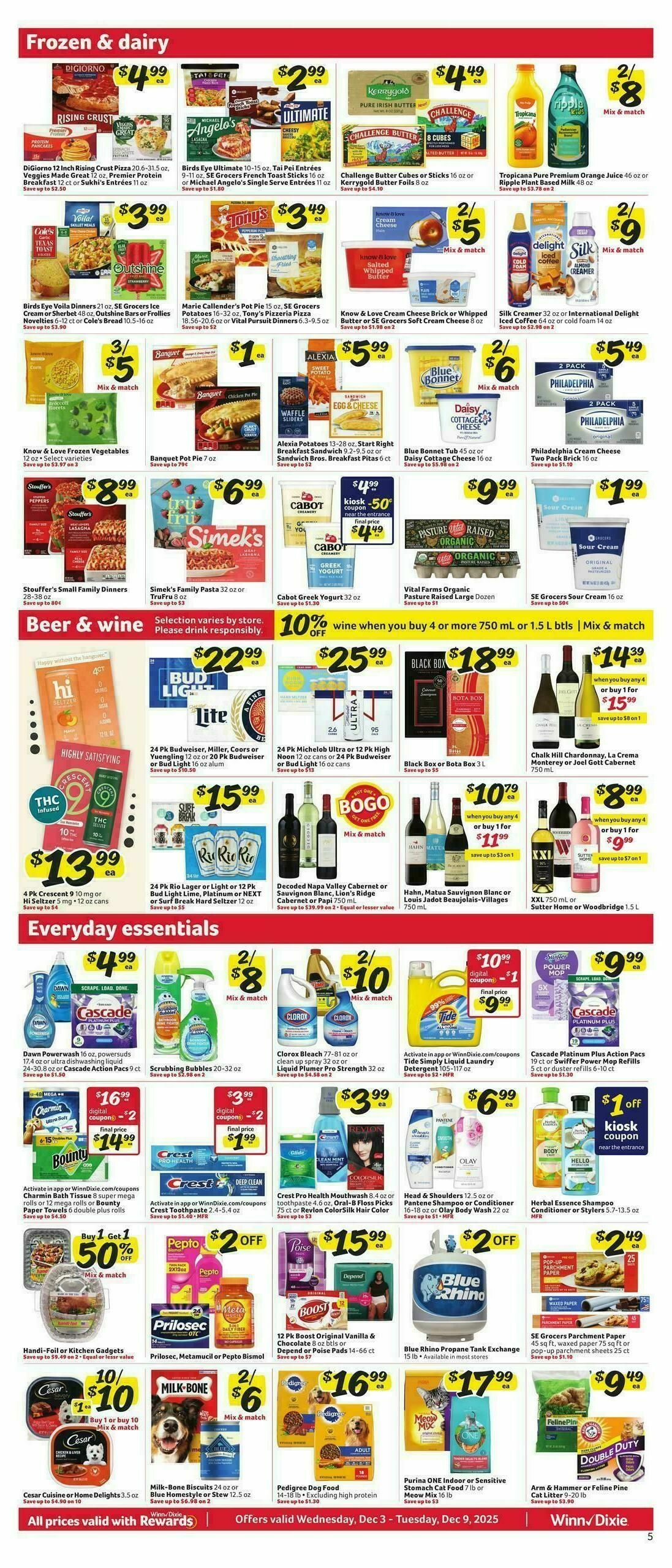 Winn-Dixie Weekly Ad from December 3