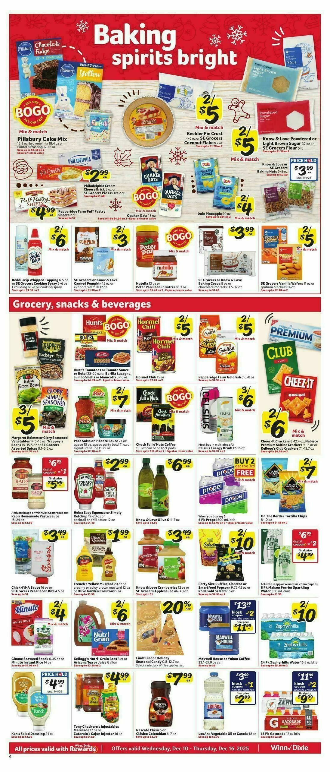 Winn-Dixie Weekly Ad from December 10