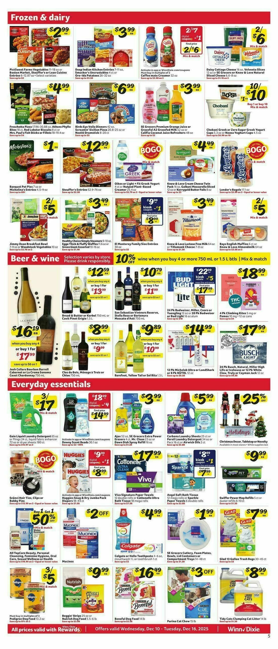 Winn-Dixie Weekly Ad from December 10
